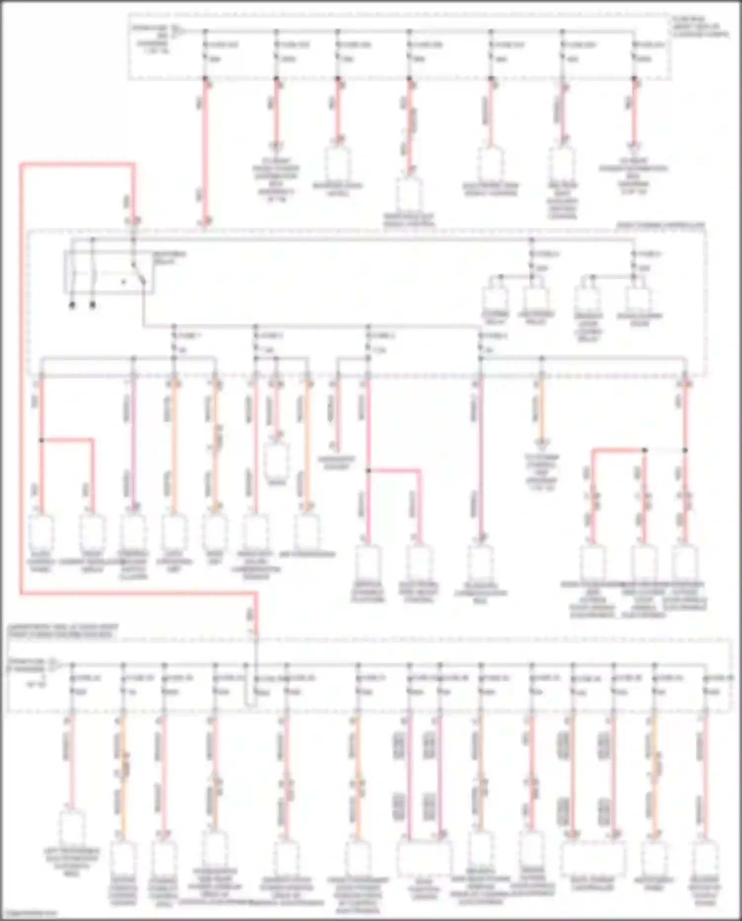 X5 BMW G05 (2018-2023): Power distribution circuit (2 of 10)