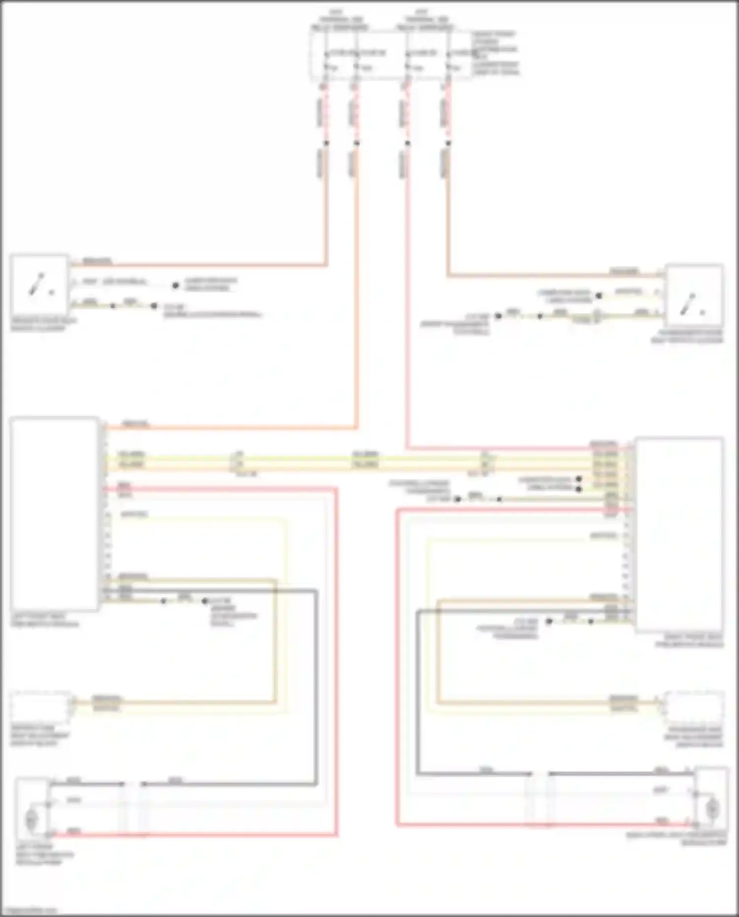 X5 BMW G05 (2018-2023): Pneumatics seat circuit
