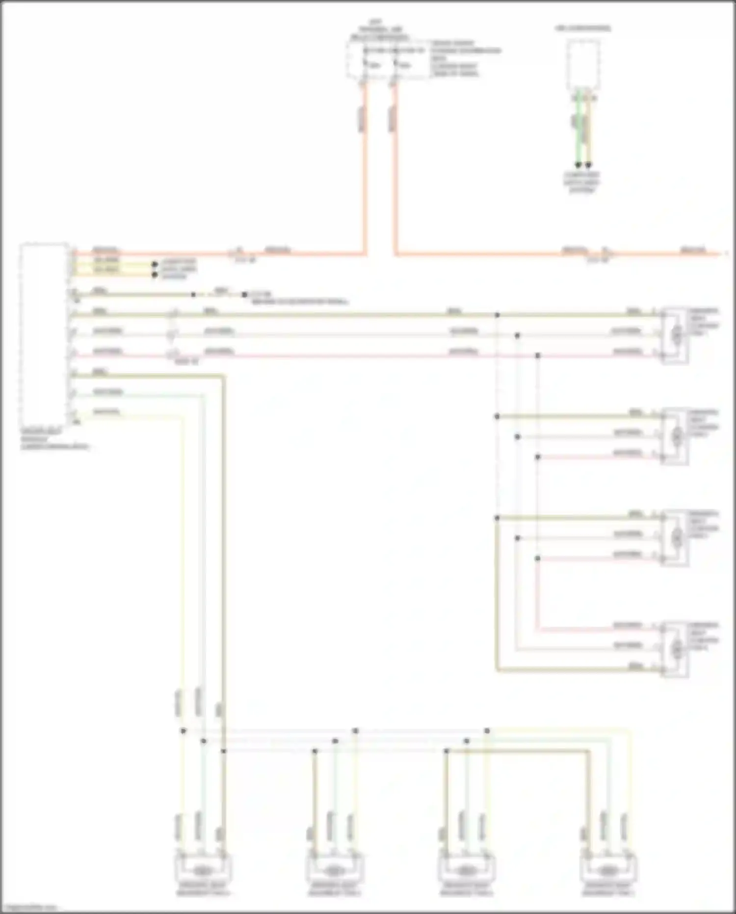 X5 BMW G05 (2018-2023): Seat ventilation circuit (1 of 2)