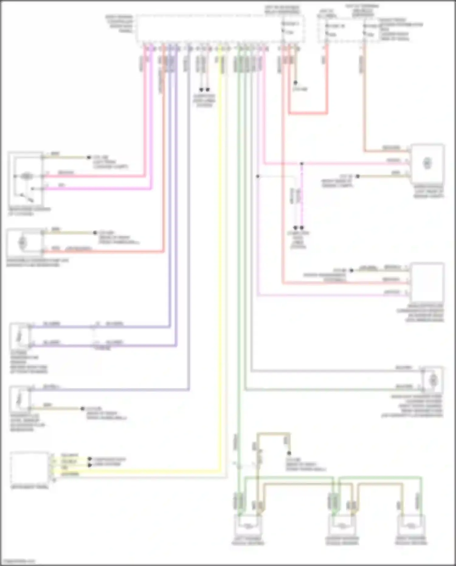 X5 BMW G05 (2018-2023): Wiper/washer circuit