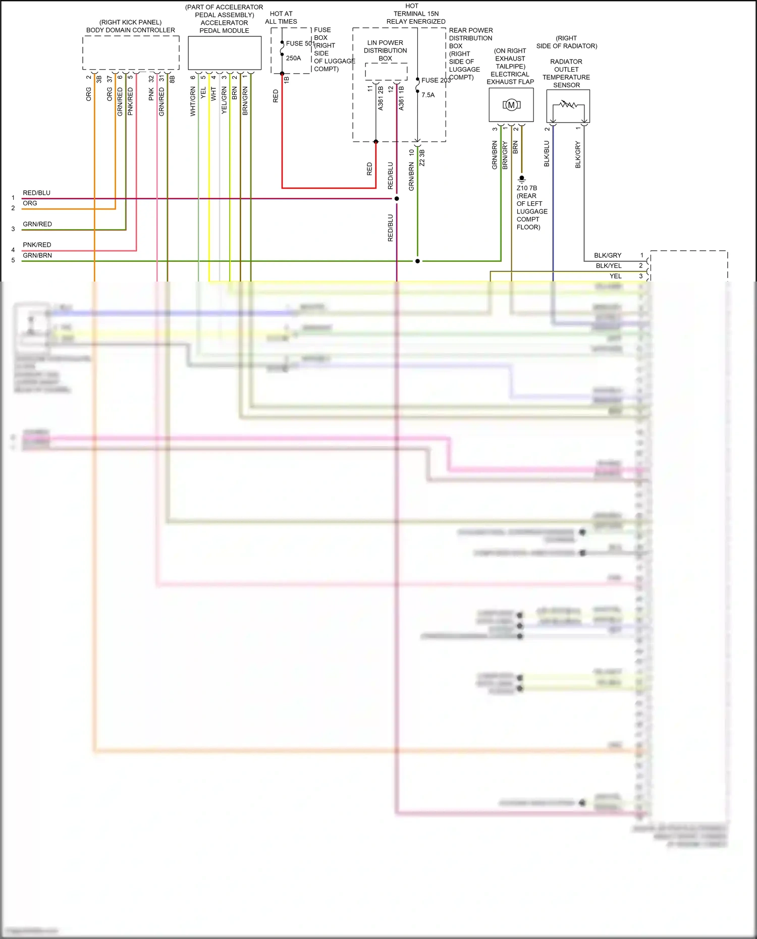 Wiring diagram blk for BMW X5 G05 (2018-2023) (75 of 84)