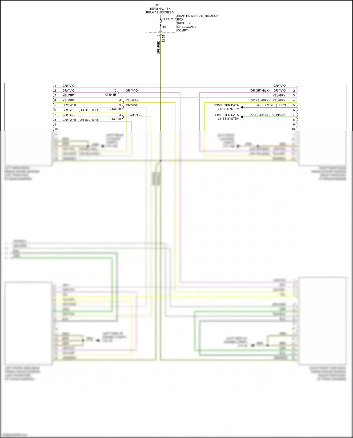 Wiring diagram blk for BMW X5 G05 (2018-2023) (43 of 84)