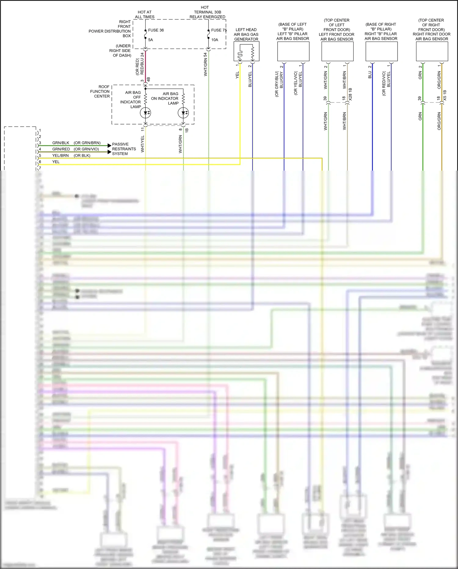 Wiring diagram blu for BMW X5 G05 (2018-2023) (38 of 77)