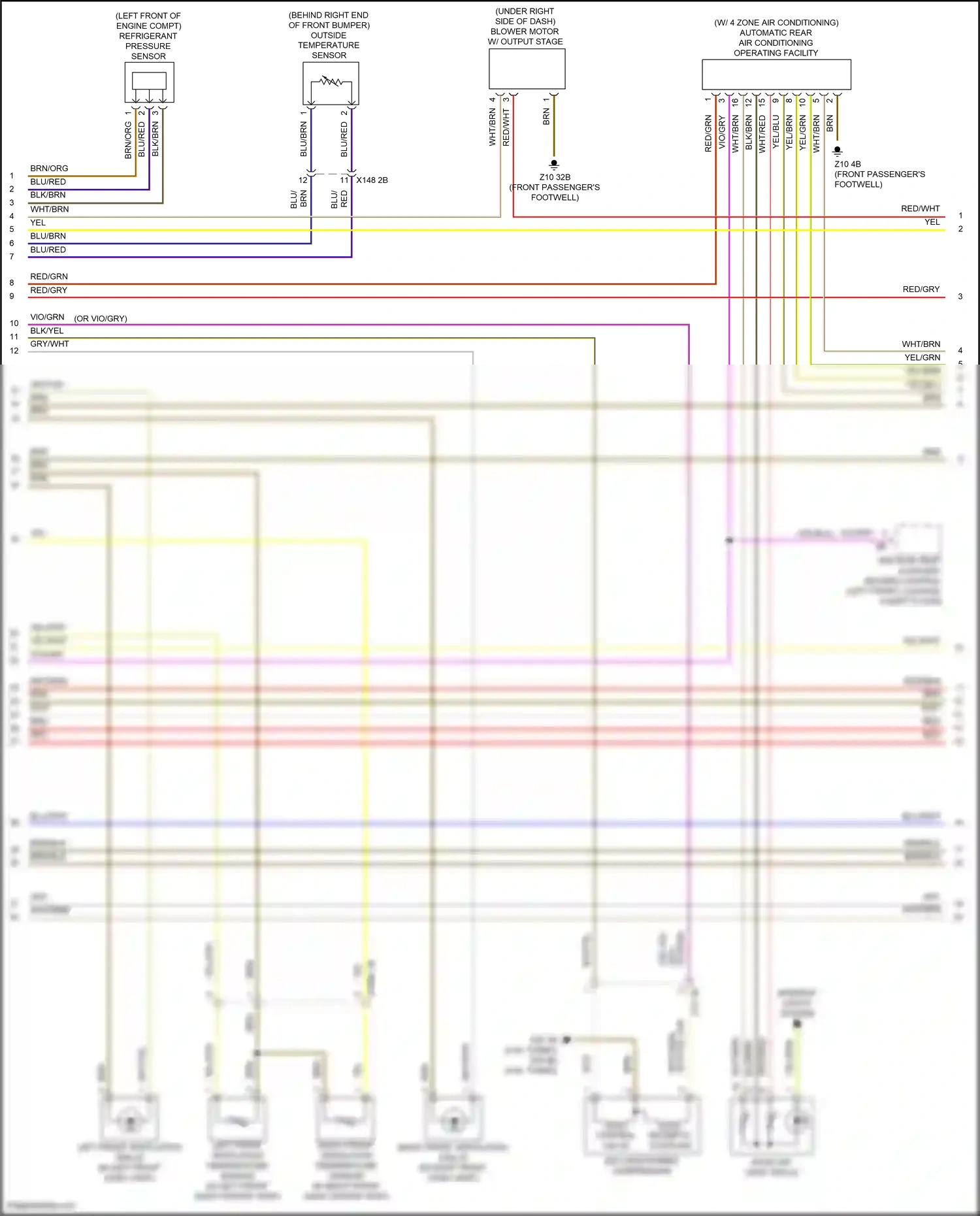 Wiring diagram blu for BMW X5 G05 (2018-2023) (61 of 77)