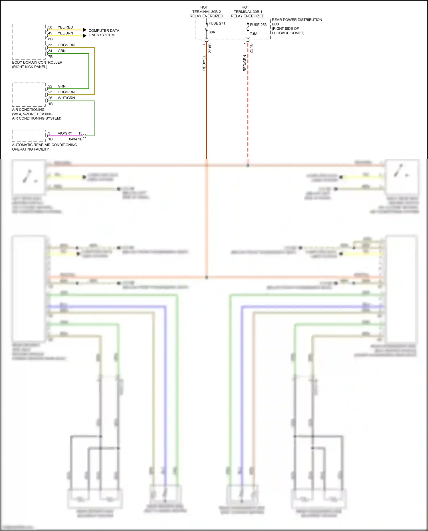 Wiring diagram blu for BMW X5 G05 (2018-2023) (9 of 77)