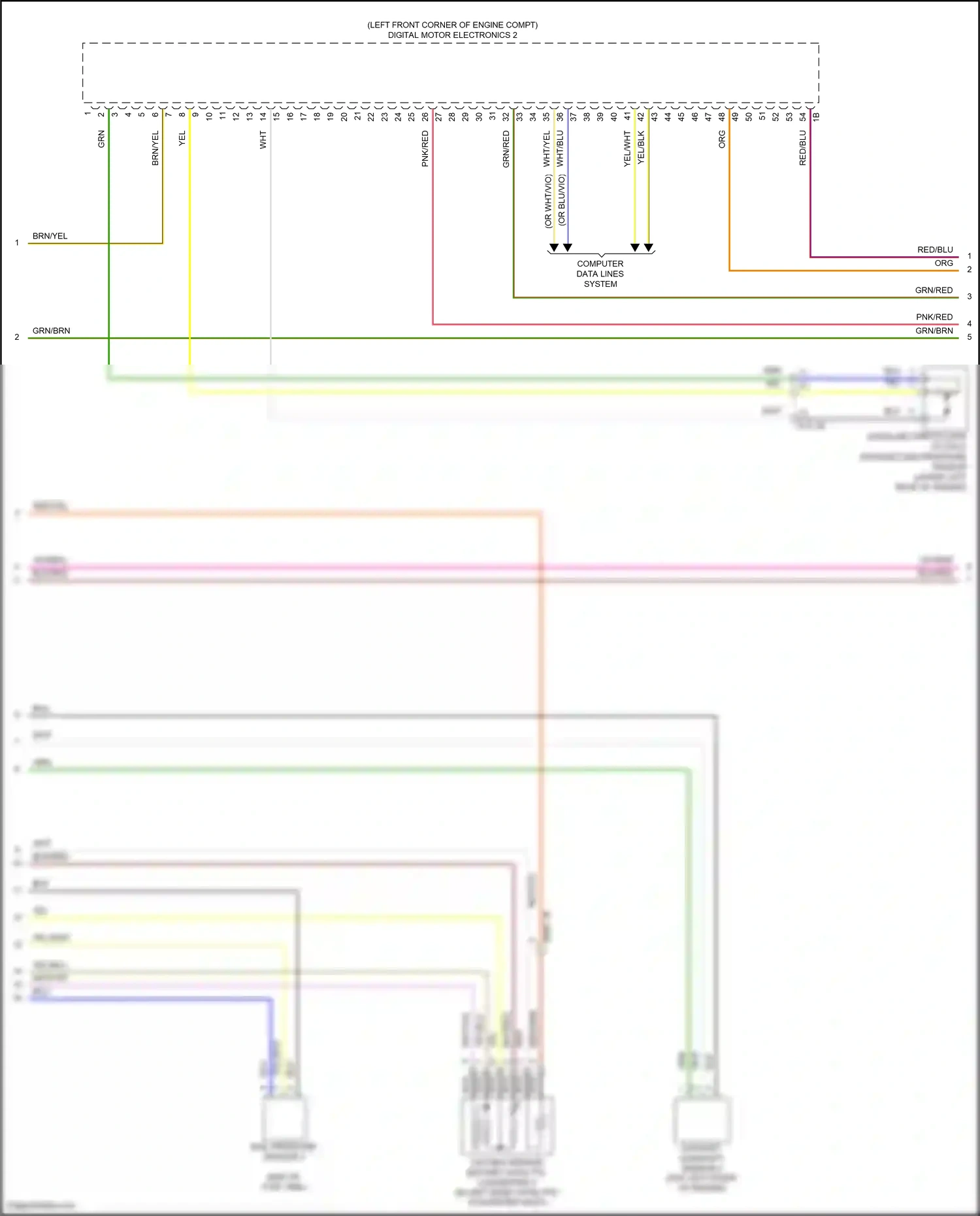 Wiring diagram blu for BMW X5 G05 (2018-2023) (71 of 77)