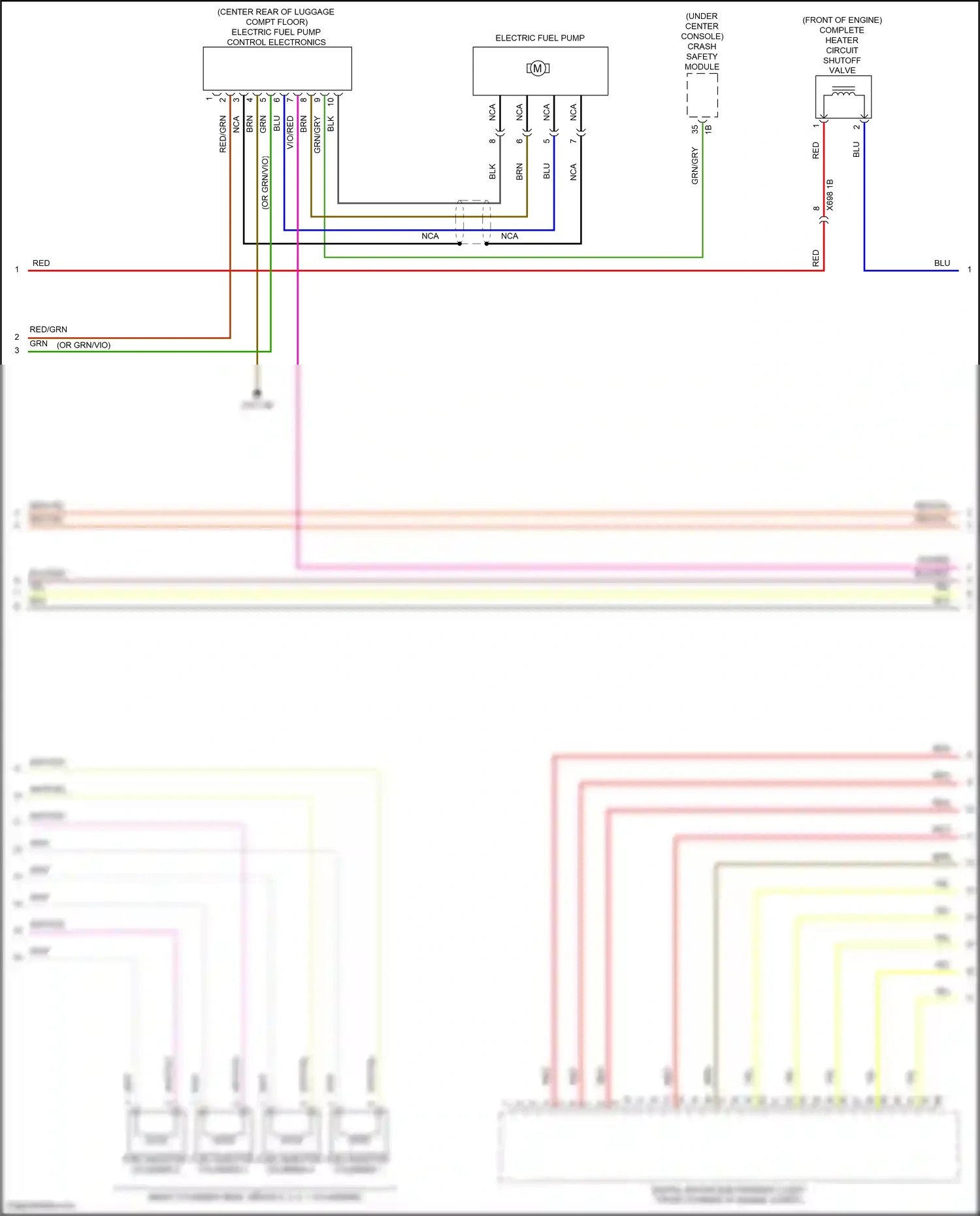Wiring diagram blu for BMW X5 G05 (2018-2023) (76 of 77)