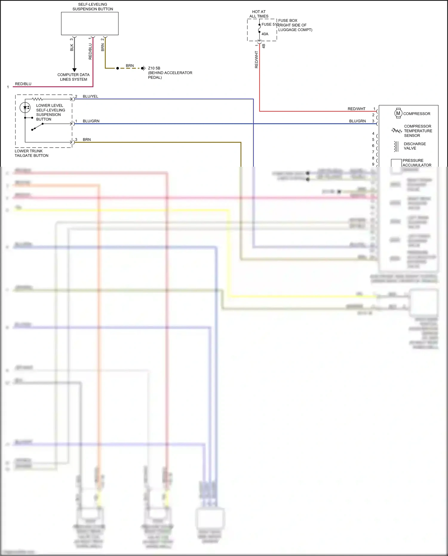 Wiring diagram compressor) for BMW X5 G05 (2018-2023) (1 of 1)