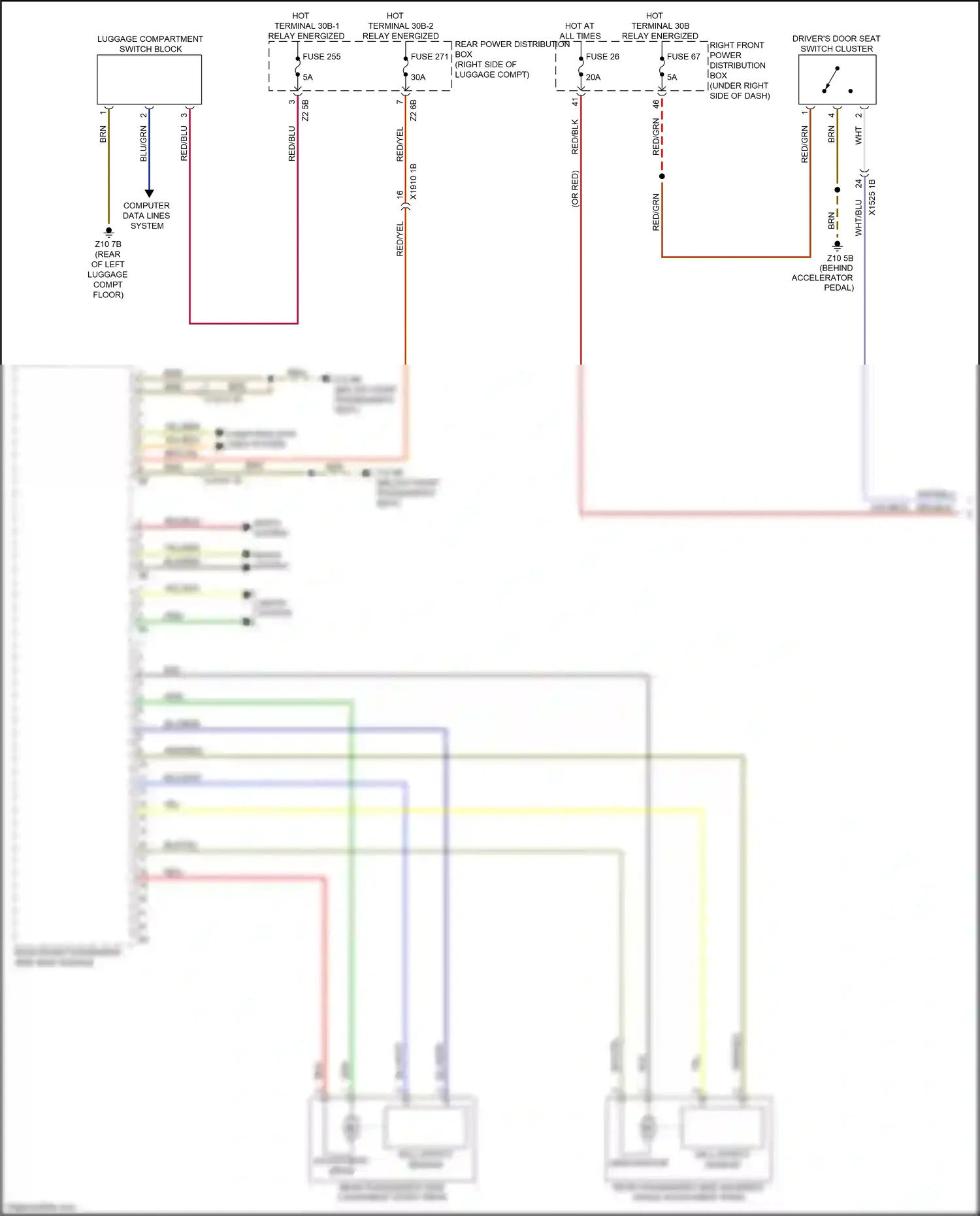 Wiring diagram computer data lines system for BMW X5 G05 (2018-2023) (48 of 101)