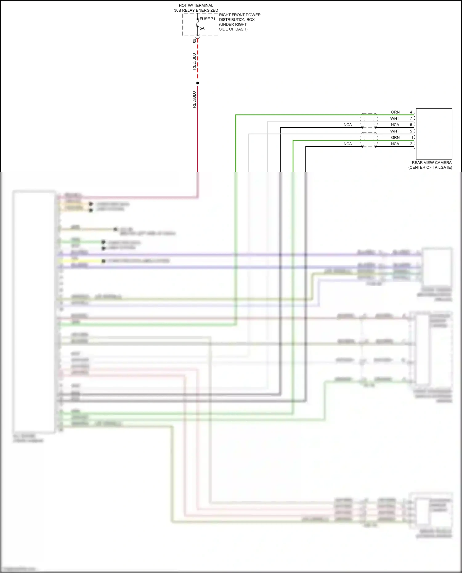 Wiring diagram computer data lines system for BMW X5 G05 (2018-2023) (71 of 101)