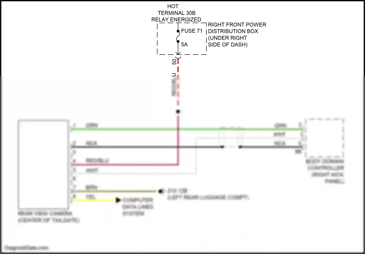 Wiring diagram computer data lines system for BMW X5 G05 (2018-2023) (90 of 101)