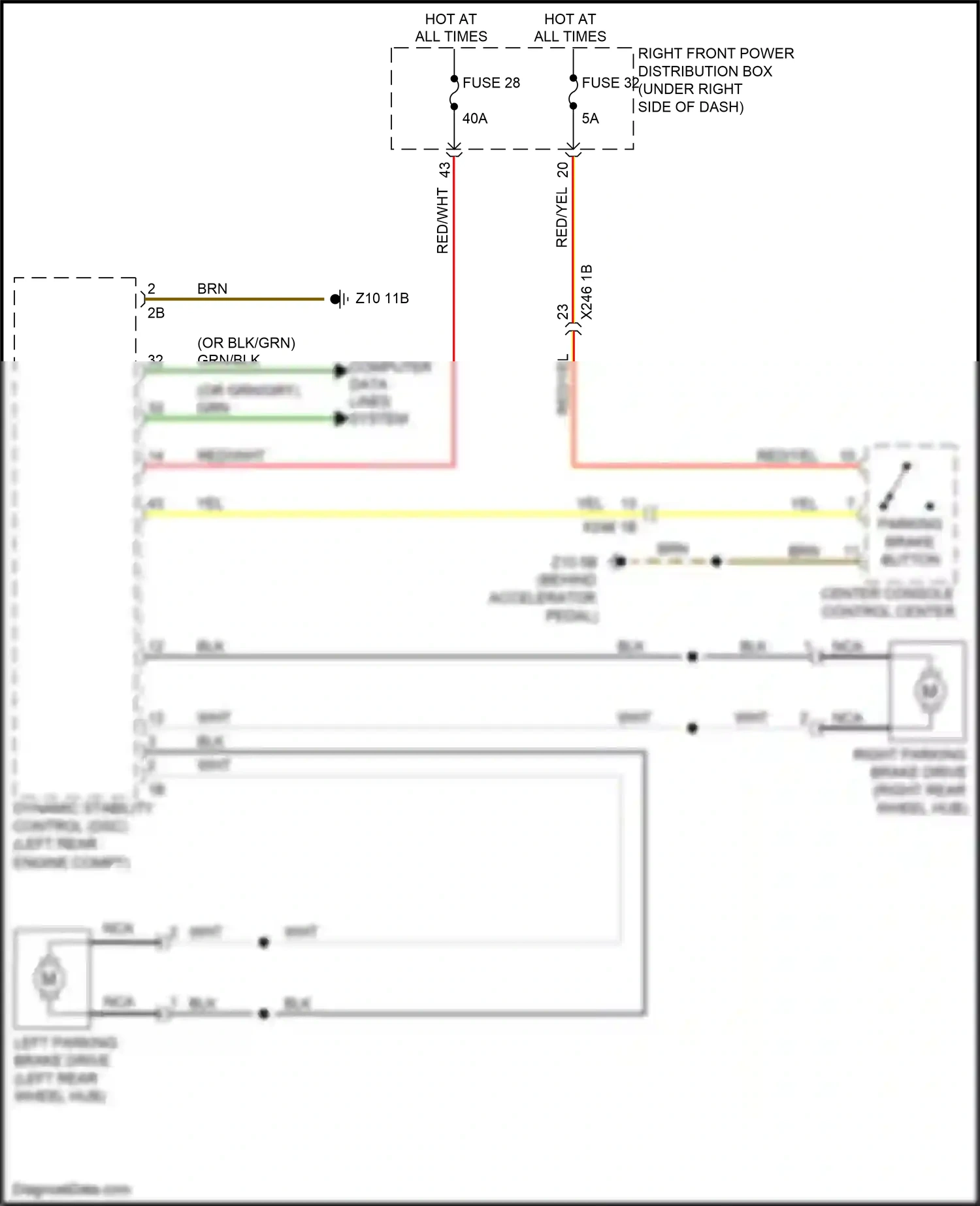 Wiring diagram computer data lines system for BMW X5 G05 (2018-2023) (9 of 101)