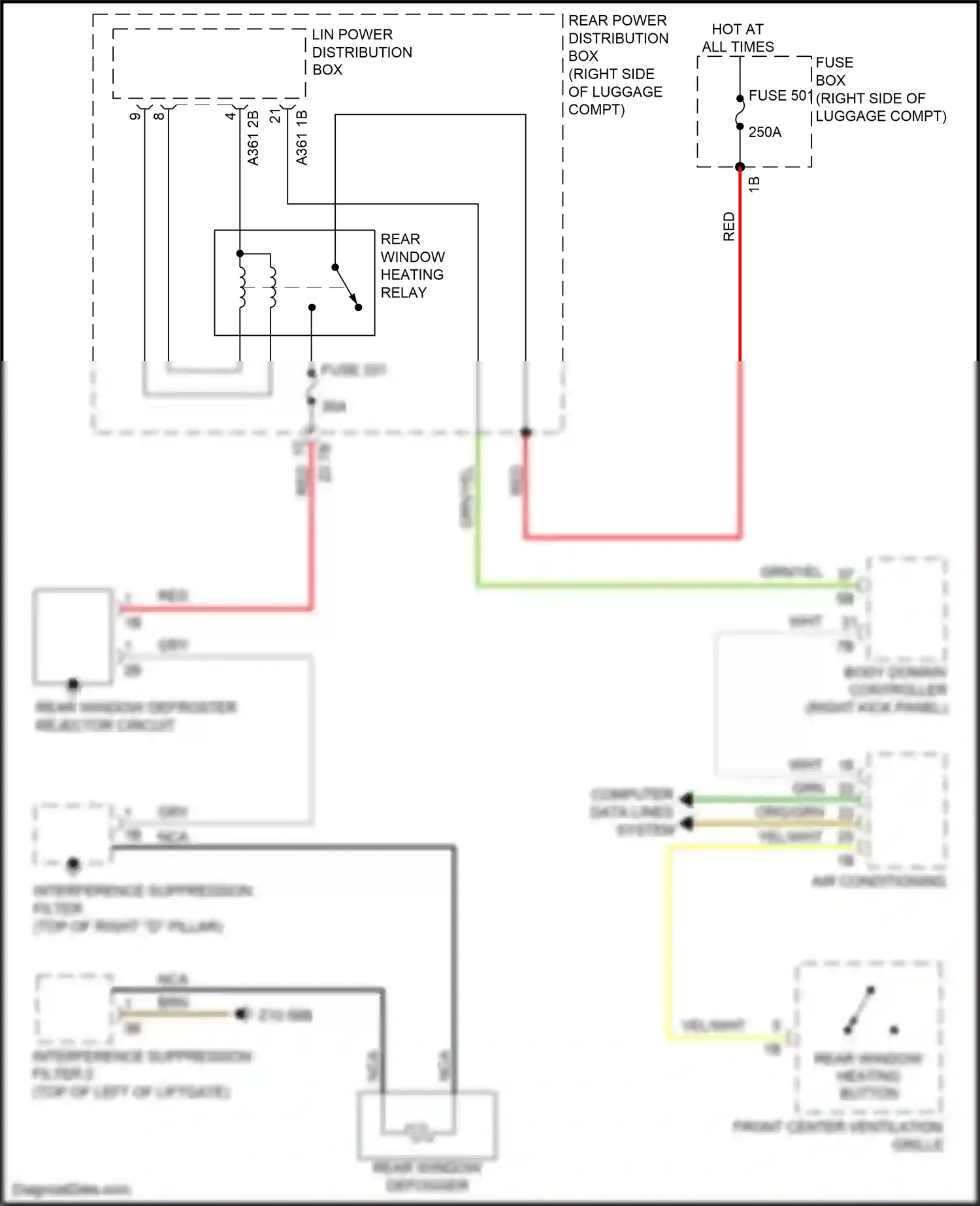 Wiring diagram computer data lines system for BMW X5 G05 (2018-2023) (58 of 101)