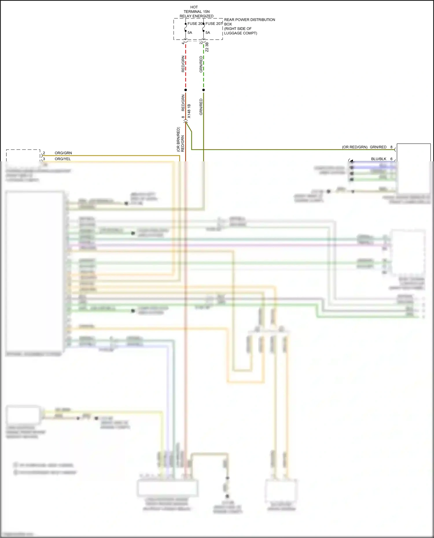Wiring diagram computer data lines system for BMW X5 G05 (2018-2023) (72 of 101)