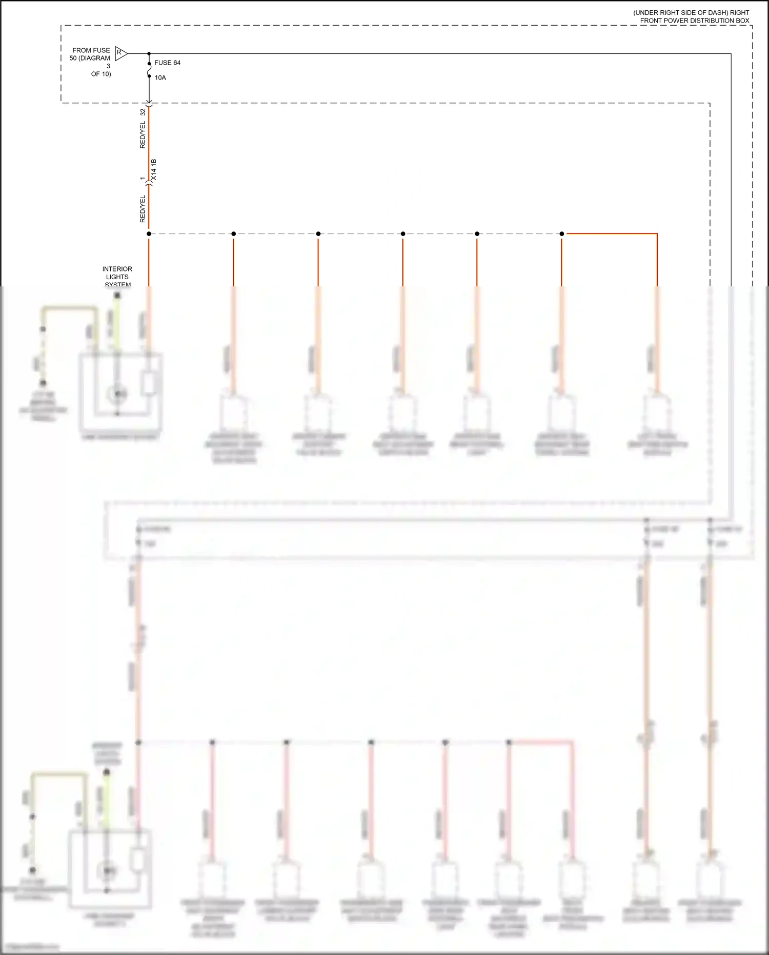Wiring diagram front passenger seat heating electronics for BMW X5 G05 (2018-2023) (3 of 4)
