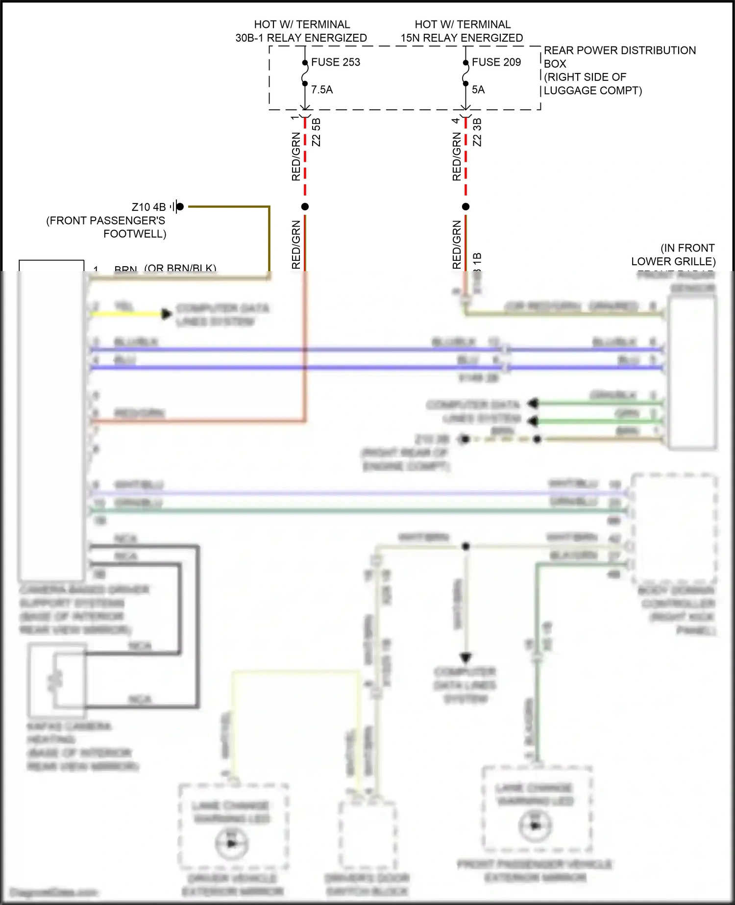 Wiring diagram nca for BMW X5 G05 (2018-2023) (52 of 82)