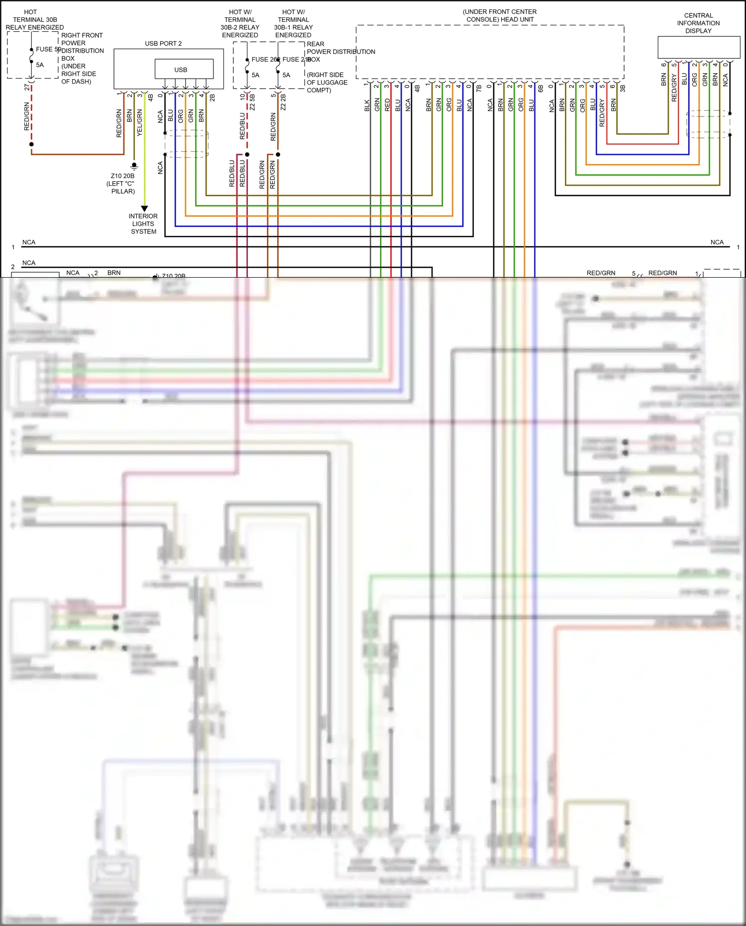 Wiring diagram nca for BMW X5 G05 (2018-2023) (23 of 82)