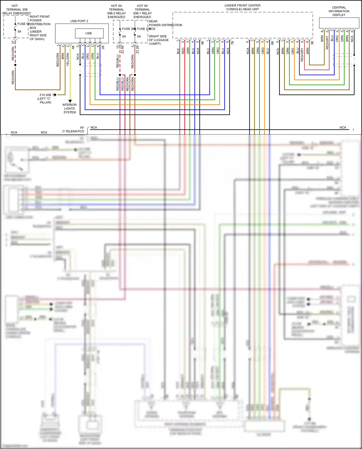 Wiring diagram org/ for BMW X5 G05 (2018-2023) (6 of 37)