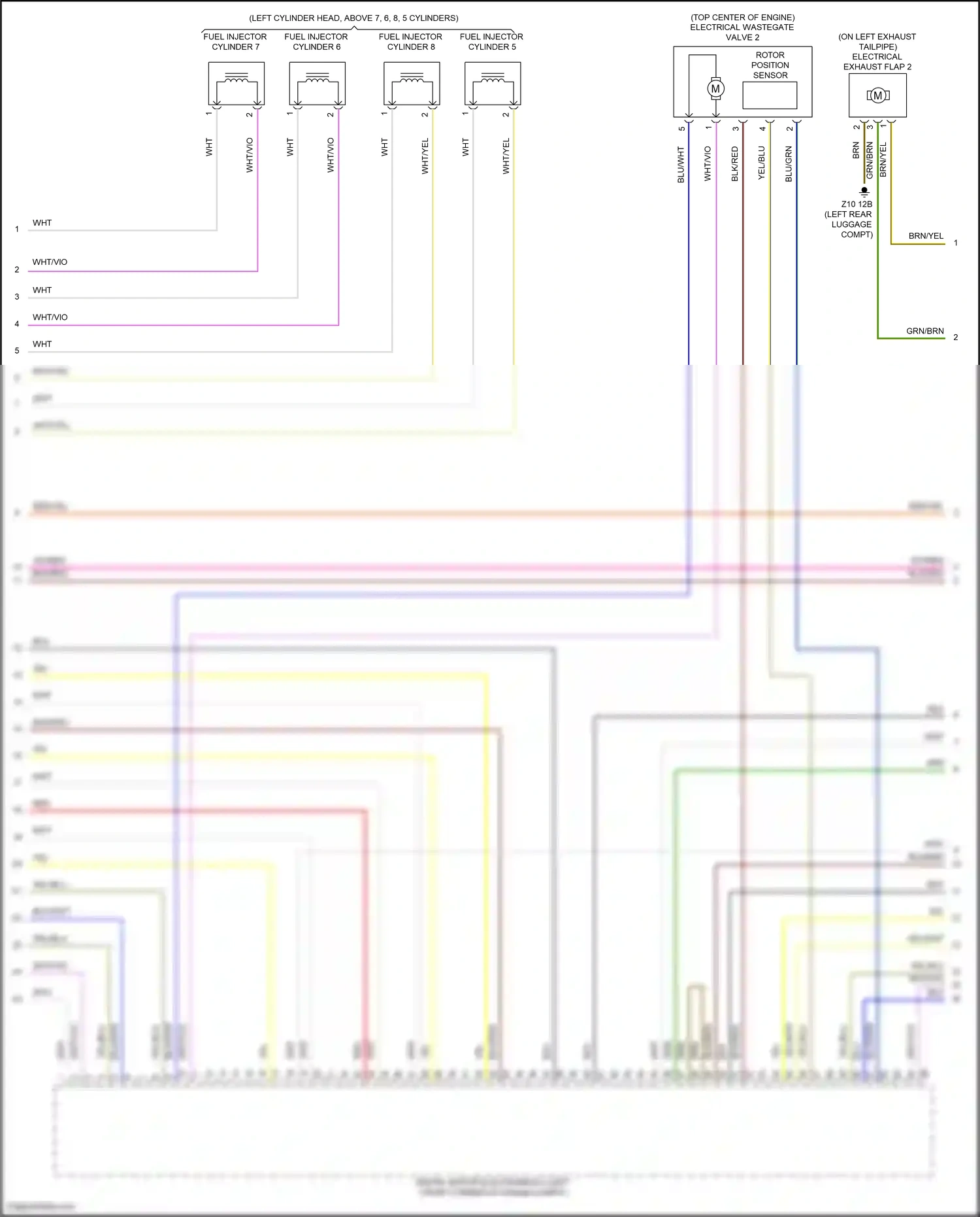 Wiring diagram red for BMW X5 G05 (2018-2023) (110 of 111)
