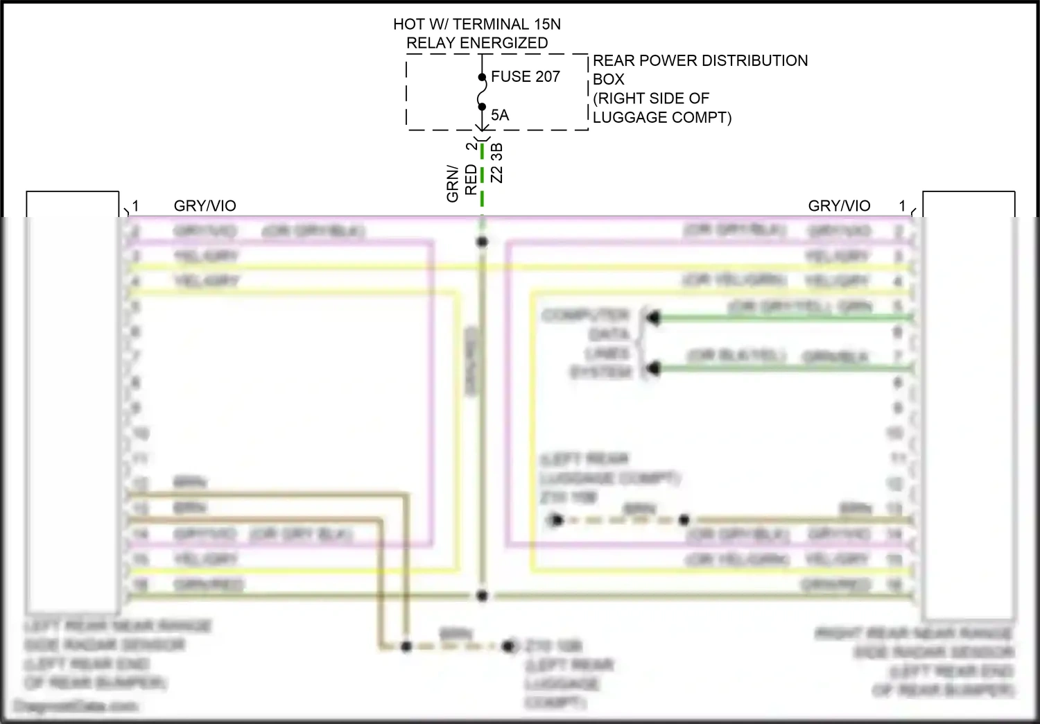 Wiring diagram red for BMW X5 G05 (2018-2023) (61 of 111)