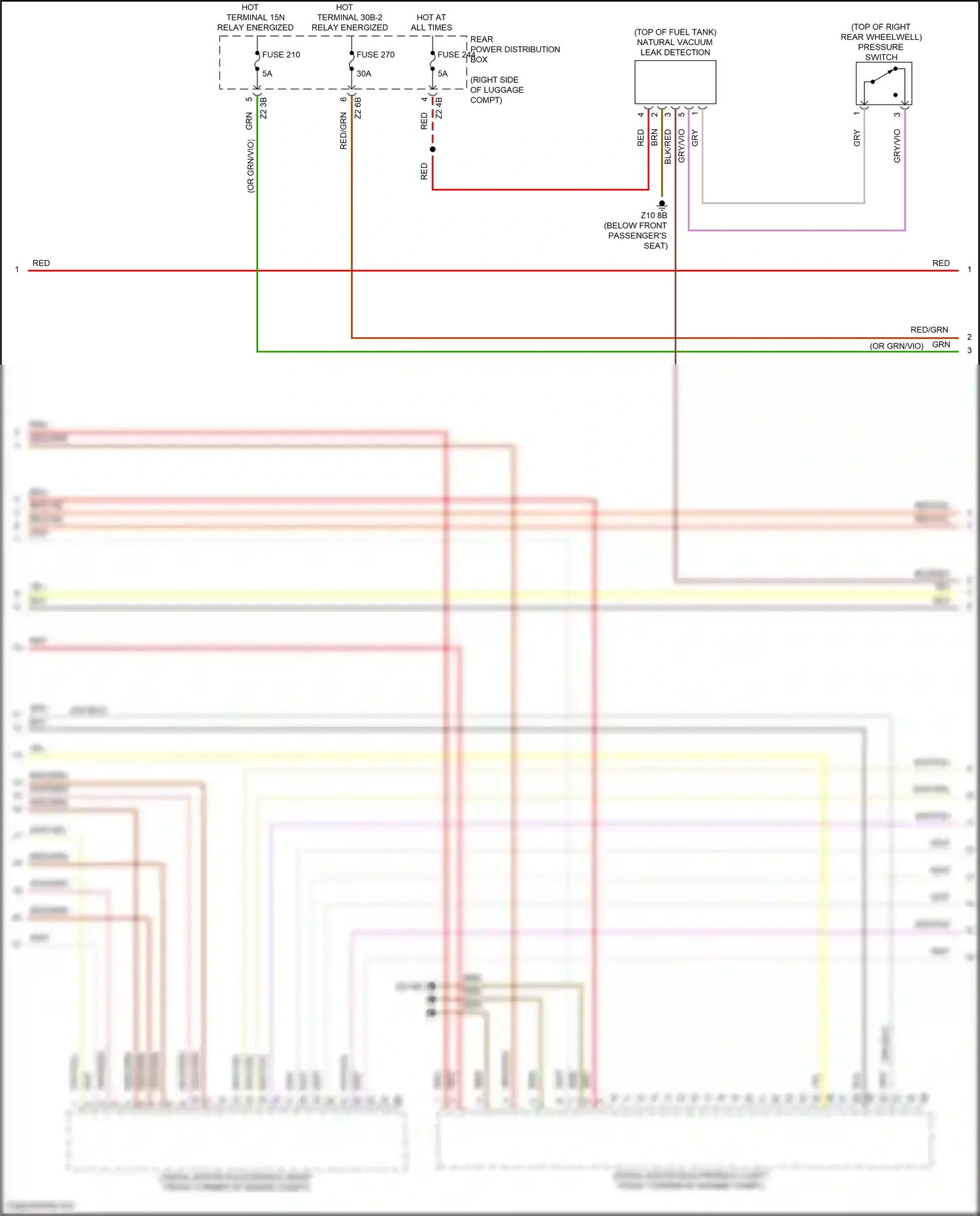 Wiring diagram red for BMW X5 G05 (2018-2023) (111 of 111)