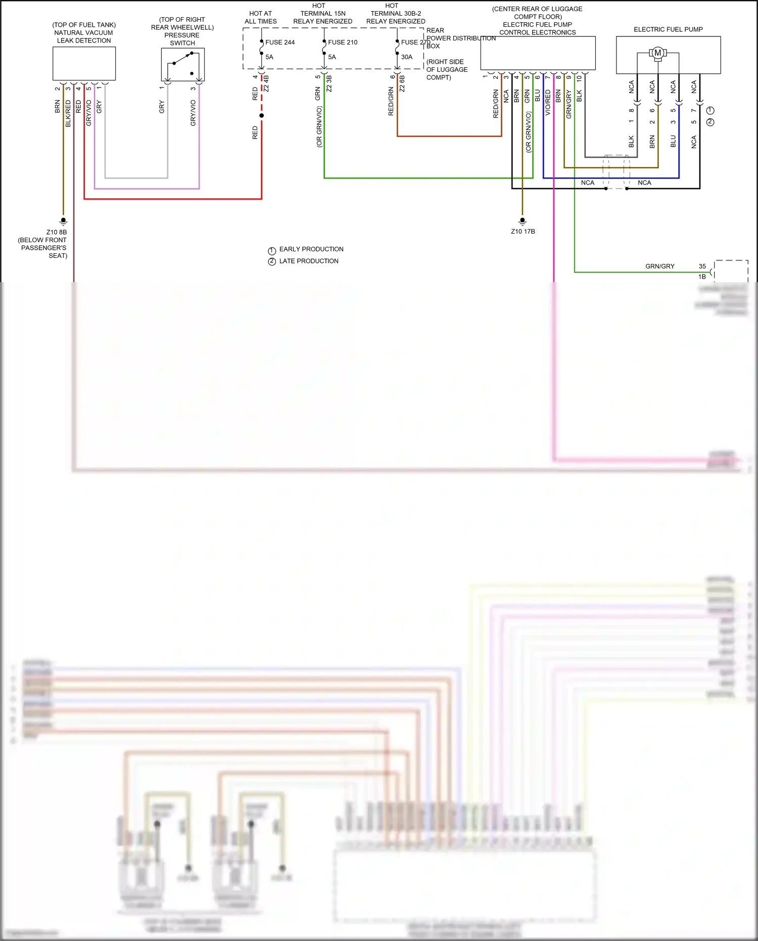 Wiring diagram spark plug for BMW X5 G05 (2018-2023) (2 of 4)