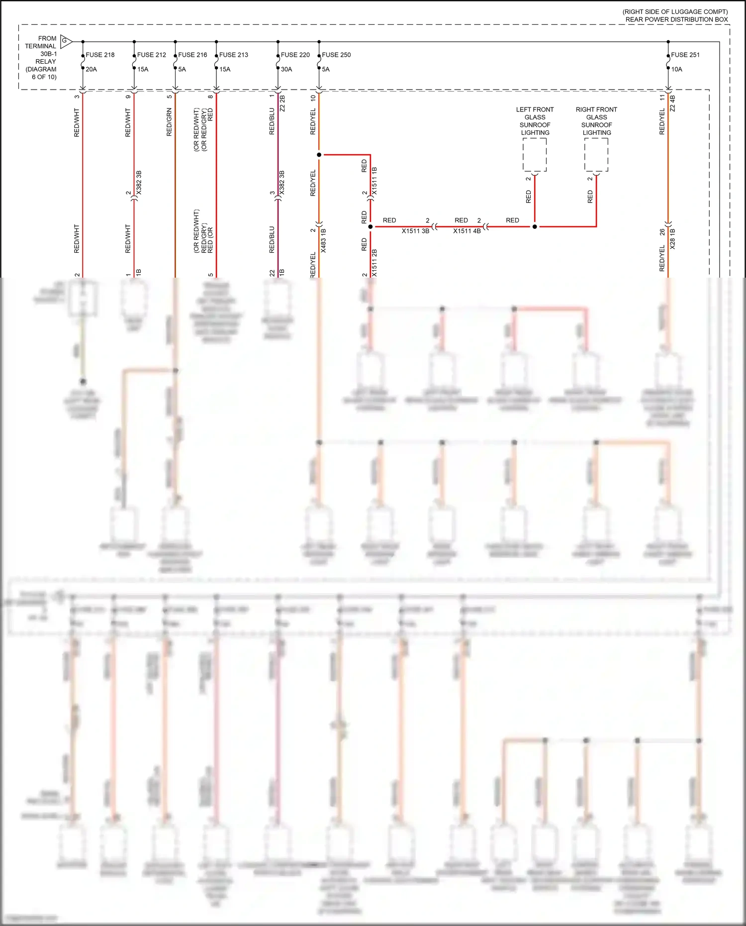 Wiring diagram w/ trailer module for BMW X5 G05 (2018-2023) (3 of 5)