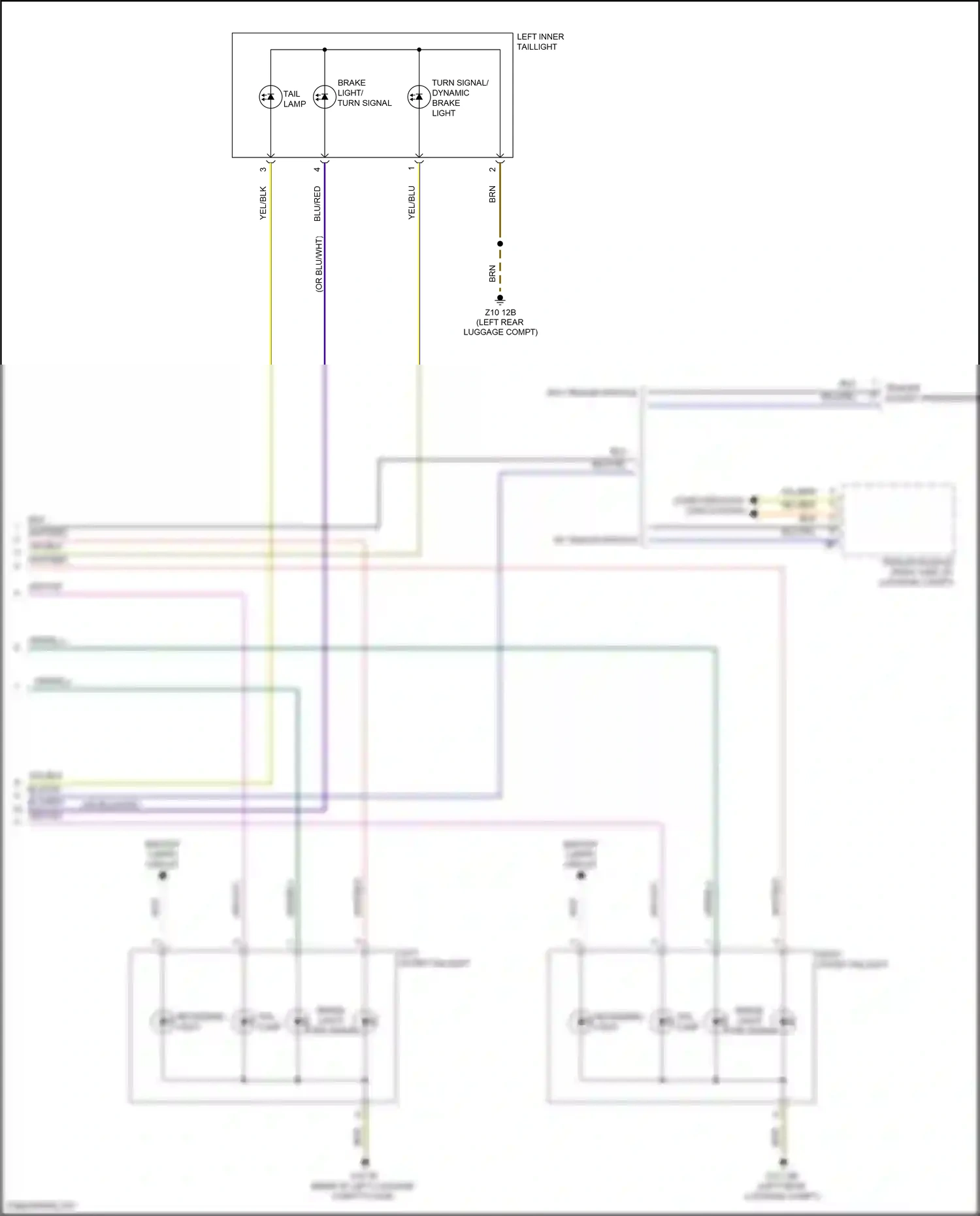 Wiring diagram w/ trailer module for BMW X5 G05 (2018-2023) (1 of 5)
