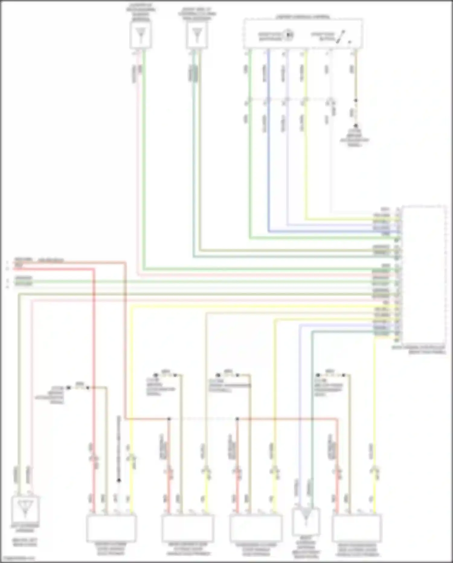 X5 BMW G18 facelift (2023-2024): Access/start circuit (2 of 2)