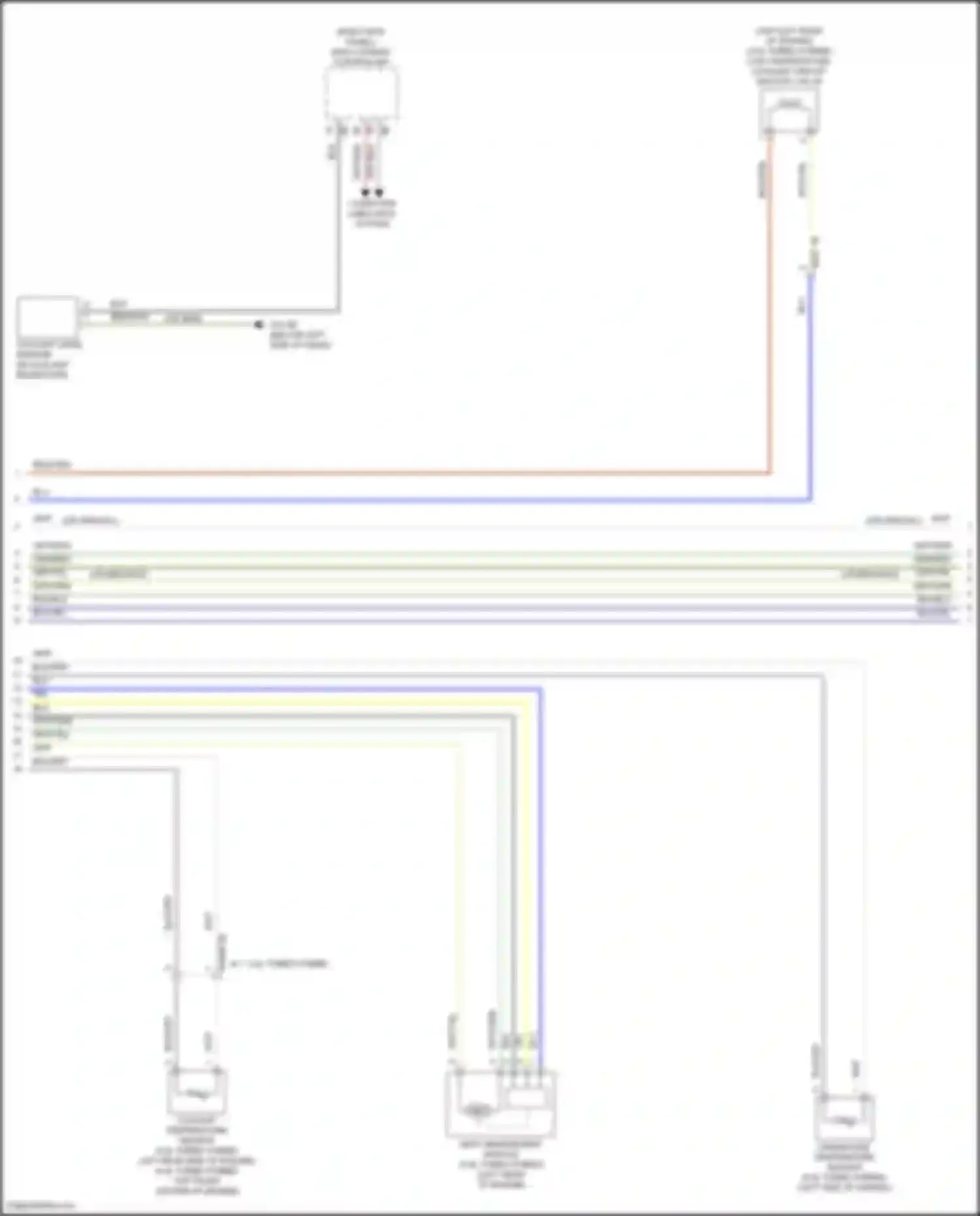 X5 BMW G18 facelift (2023-2024): Cooling fan circuit (2 of 3)