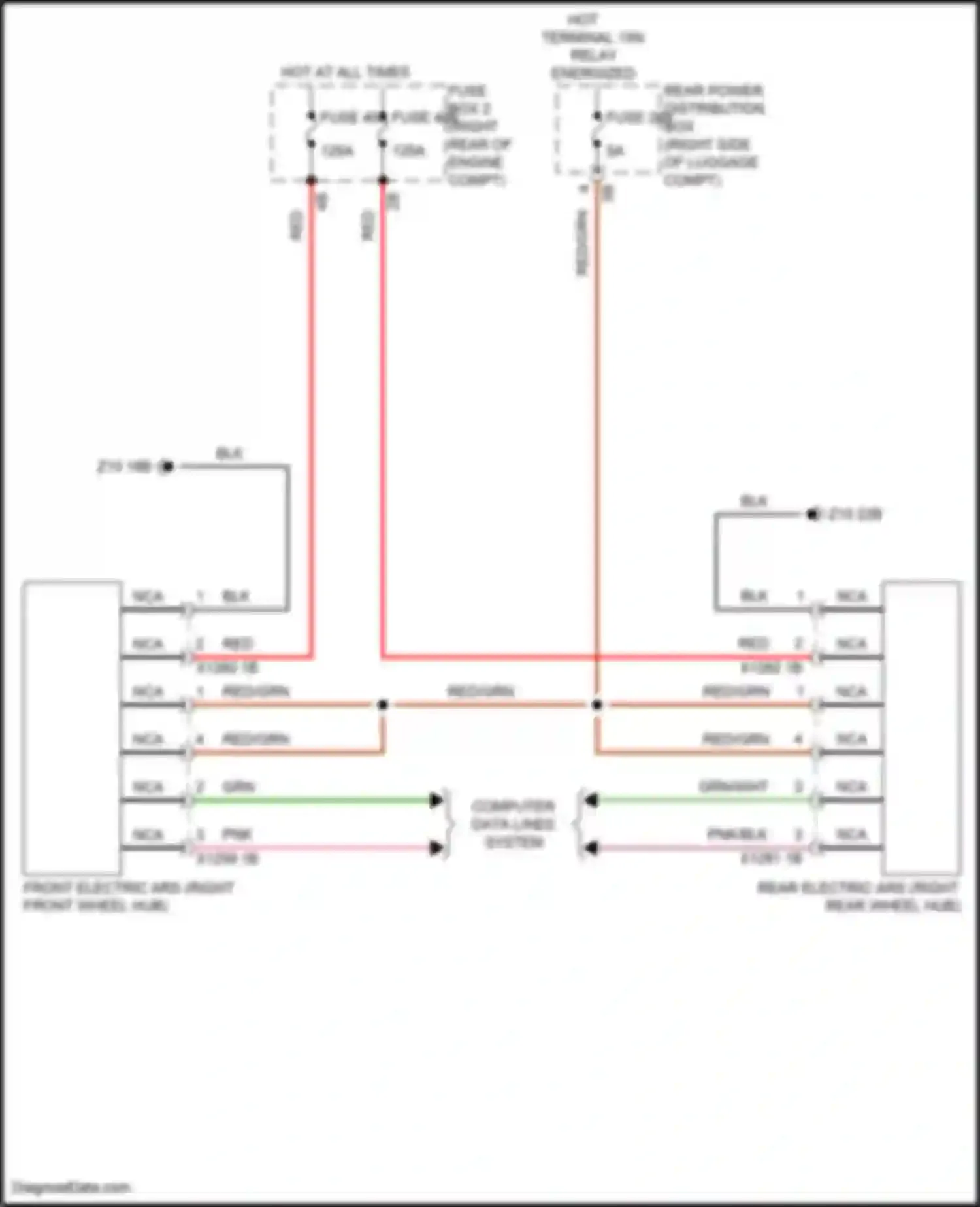 X5 BMW G18 facelift (2023-2024): Electric active roll stabilization circuit