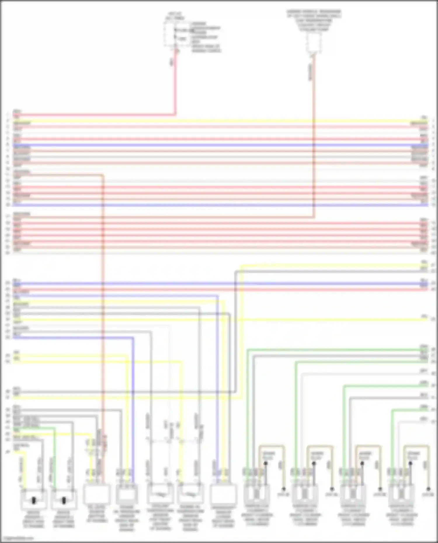 X5 BMW G18 facelift (2023-2024): Wiring diagram engine performance 4.4l turbo hybrid (4 of 11)
