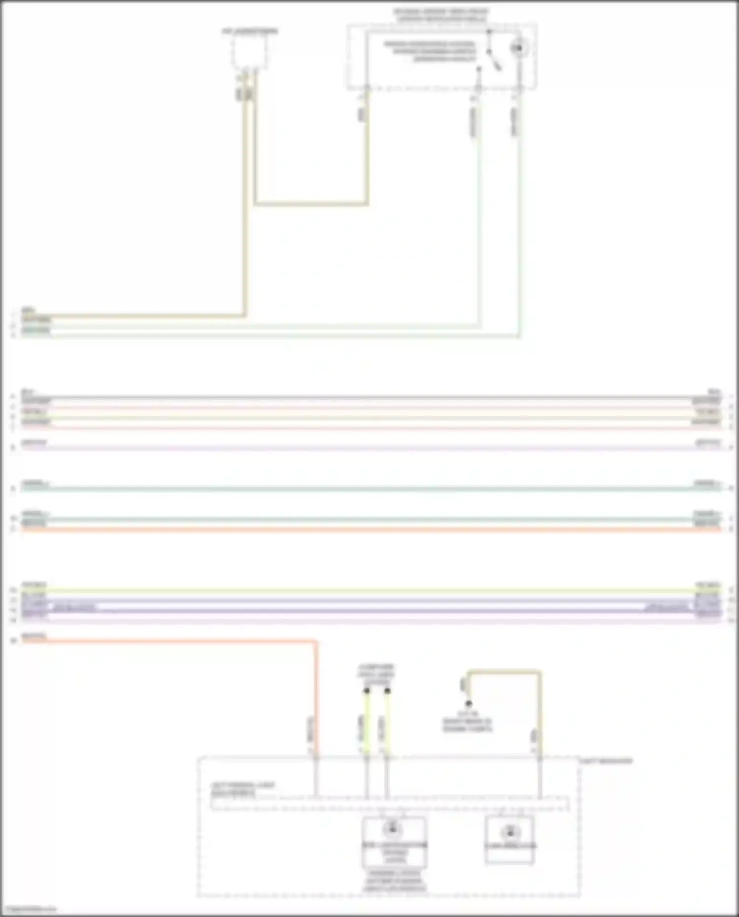 X5 BMW G18 facelift (2023-2024): Exterior lamps circuit (2 of 4)