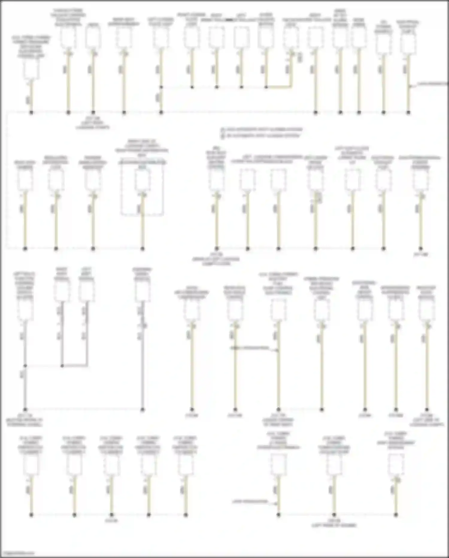 X5 BMW G18 facelift (2023-2024): Ground distribution circuit (1 of 7)