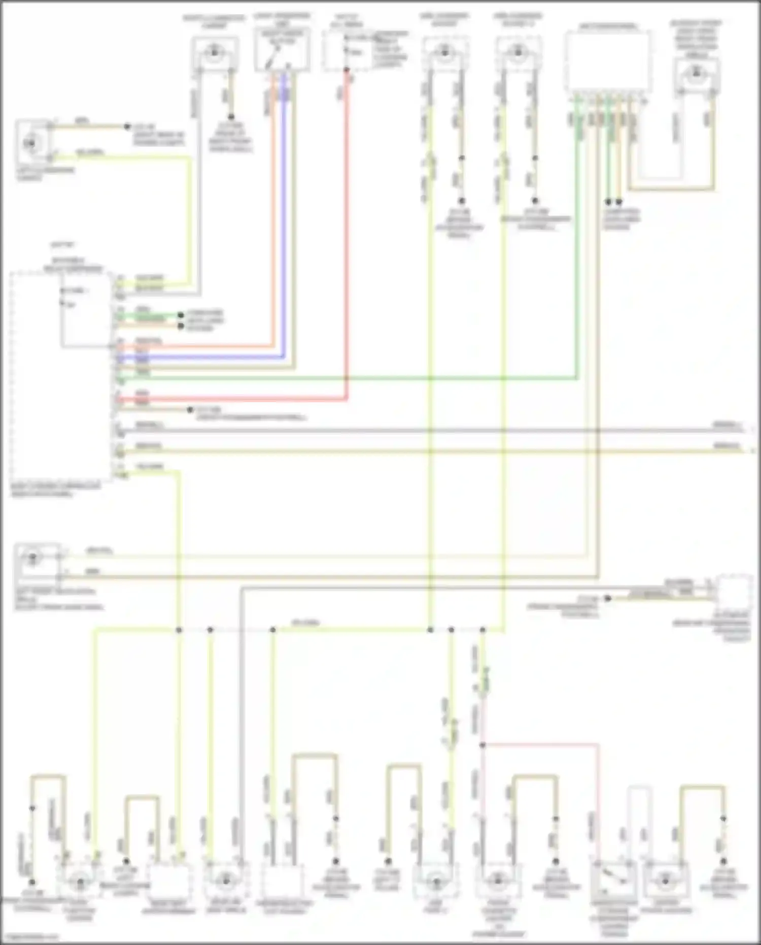 X5 BMW G18 facelift (2023-2024): Instrument illumination circuit (1 of 2)