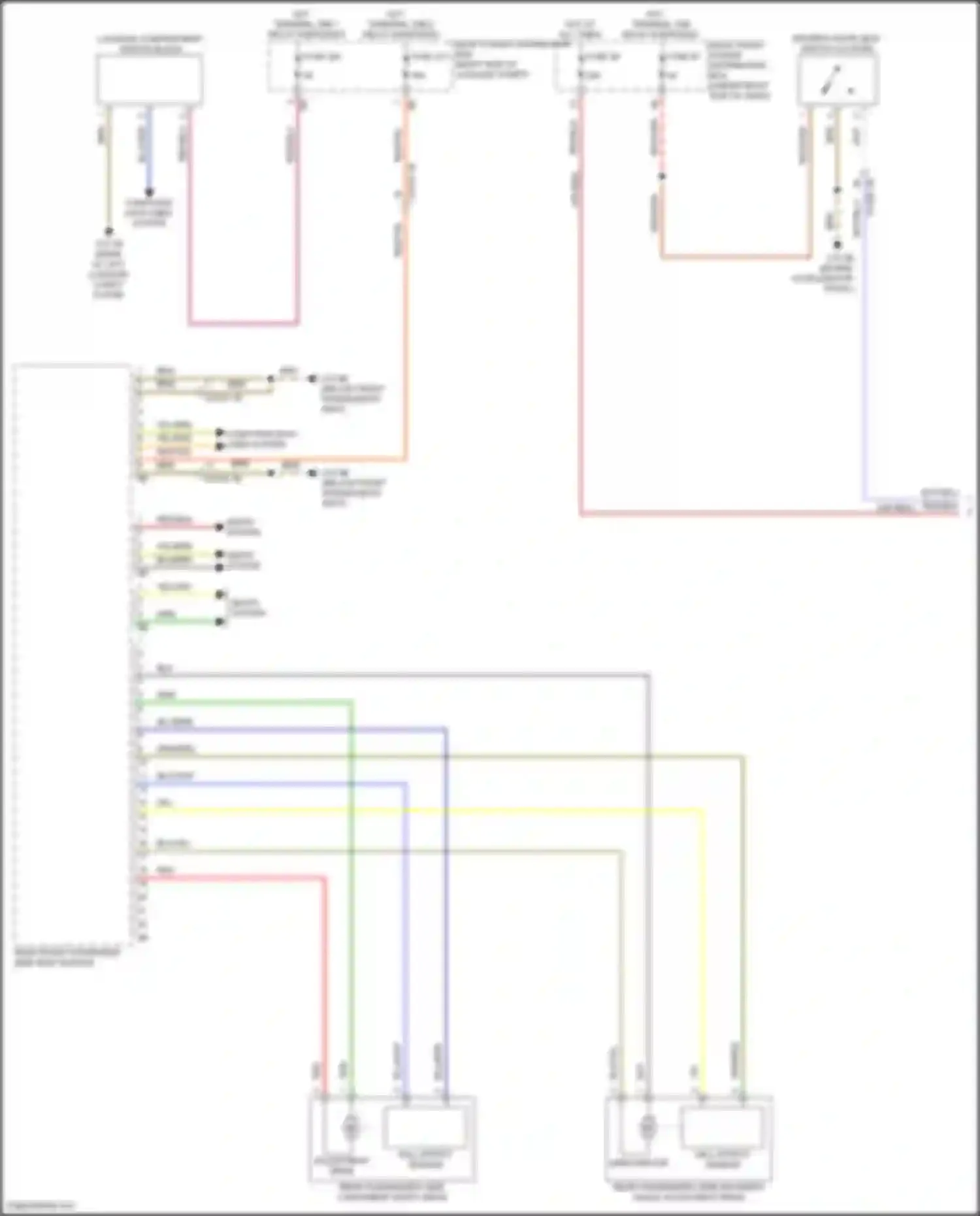 X5 BMW G18 facelift (2023-2024): Right memory rear seat circuit (1 of 2)