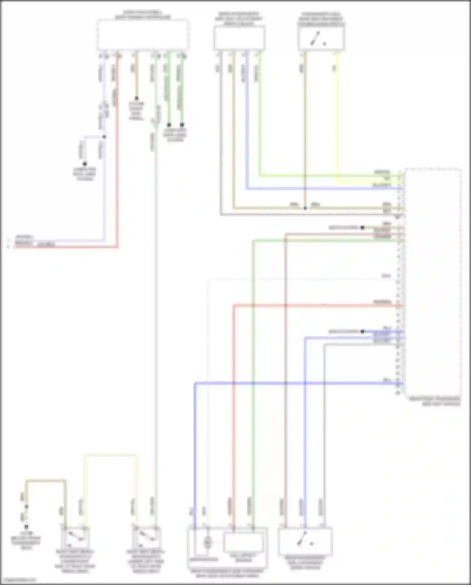 X5 BMW G18 facelift (2023-2024): Right memory rear seat circuit (2 of 2)