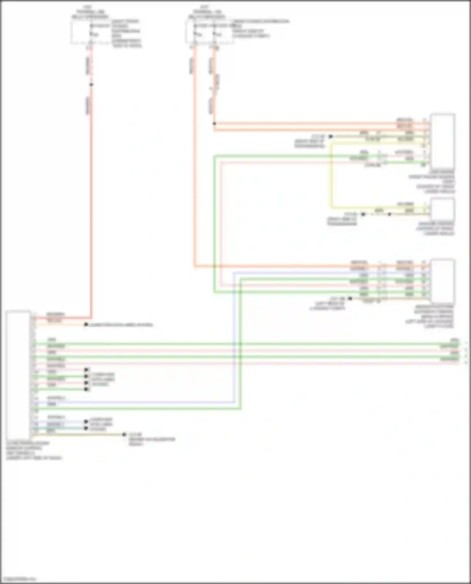 X5 BMW G18 facelift (2023-2024): Driver assistance circuit (1 of 2)