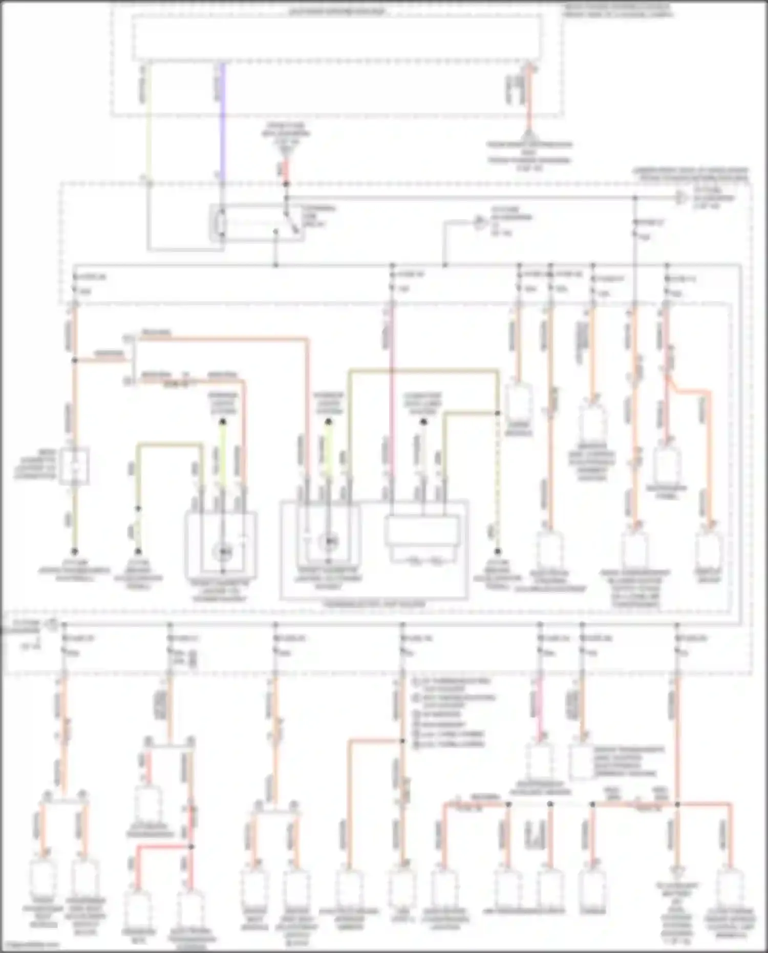 X5 BMW G18 facelift (2023-2024): Power distribution circuit (3 of 10)