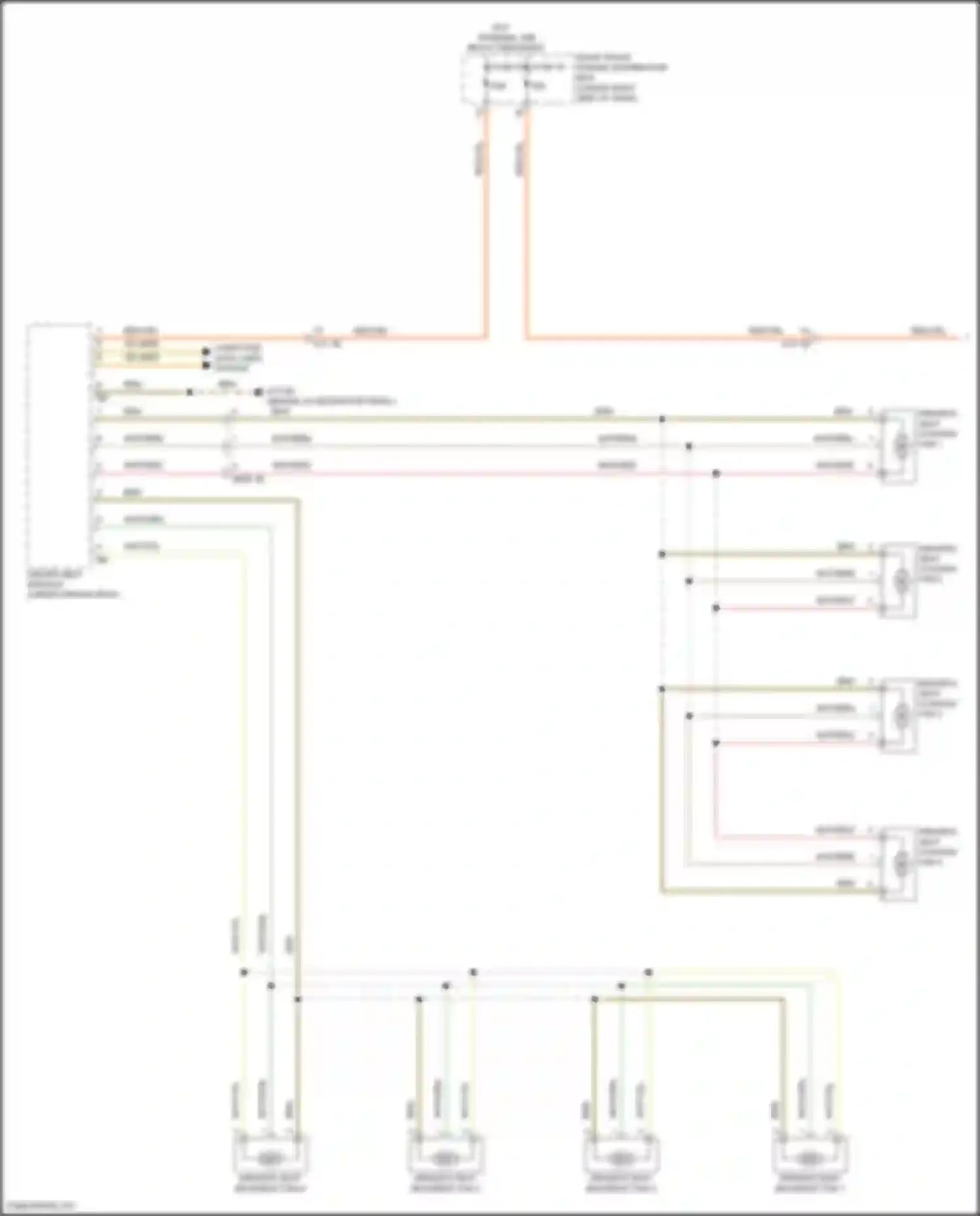 X5 BMW G18 facelift (2023-2024): Seat ventilation circuit (1 of 2)