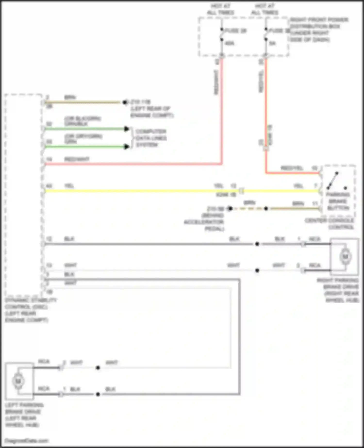 X5 BMW G18 facelift (2023-2024): Shift interlock circuit