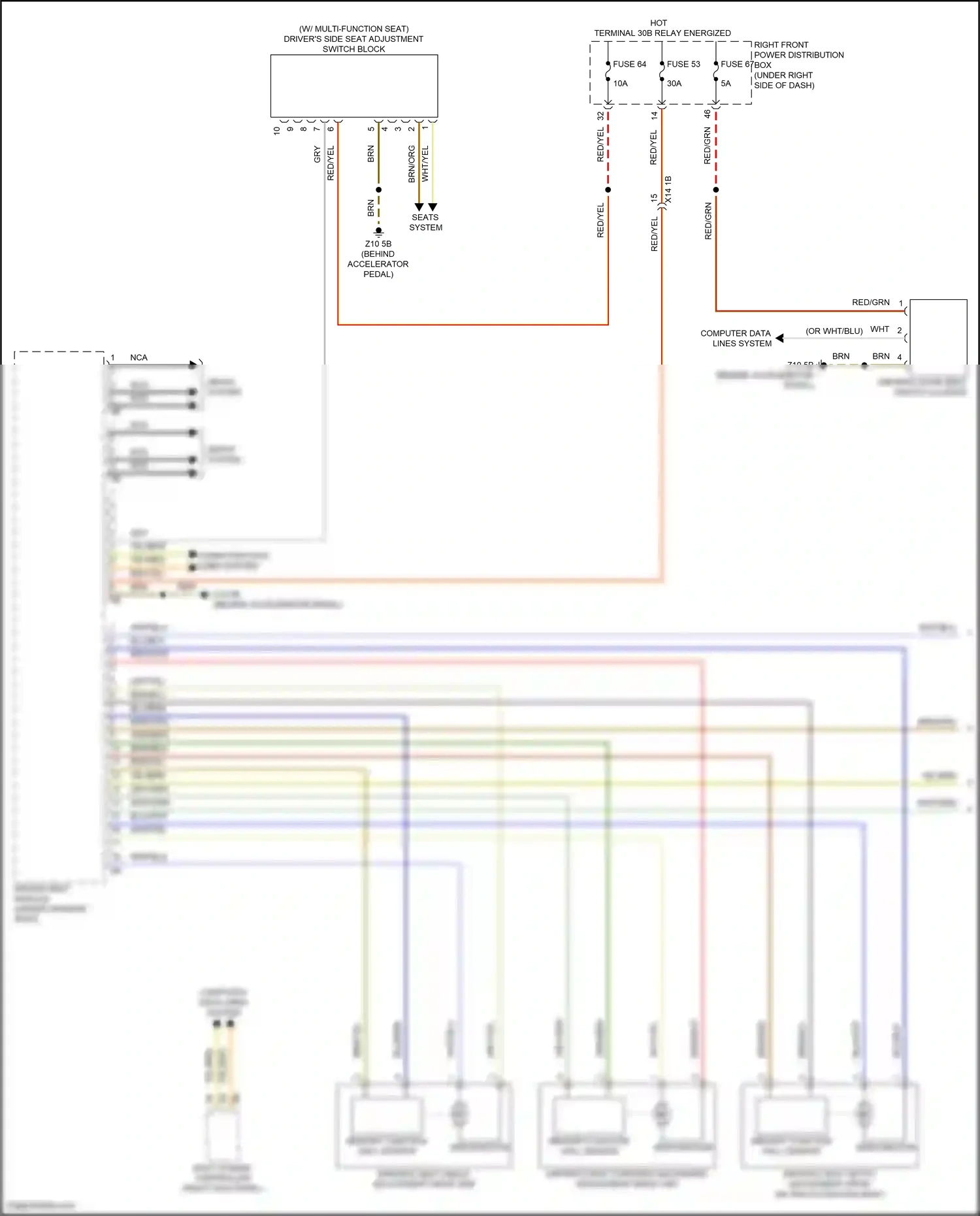 Wiring diagram body domain controller for BMW X5 G18 facelift (2023-2024) (13 of 45)