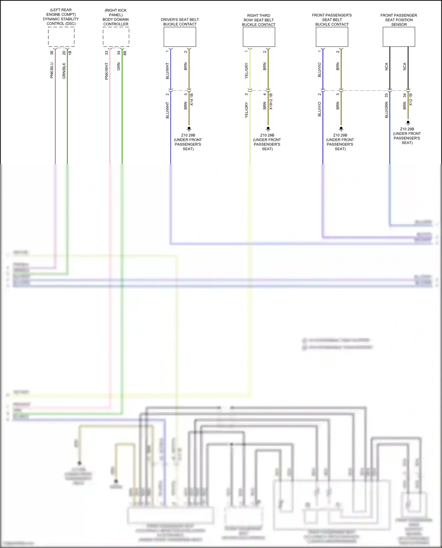 Wiring diagram body domain controller for BMW X5 G18 facelift (2023-2024) (39 of 45)