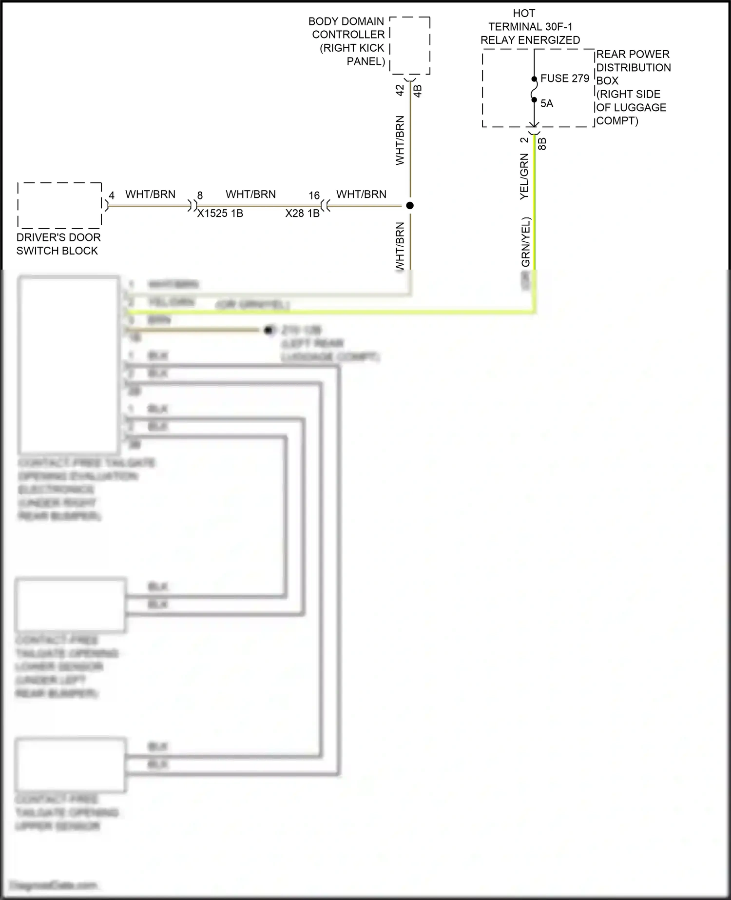 Wiring diagram body domain controller for BMW X5 G18 facelift (2023-2024) (32 of 45)