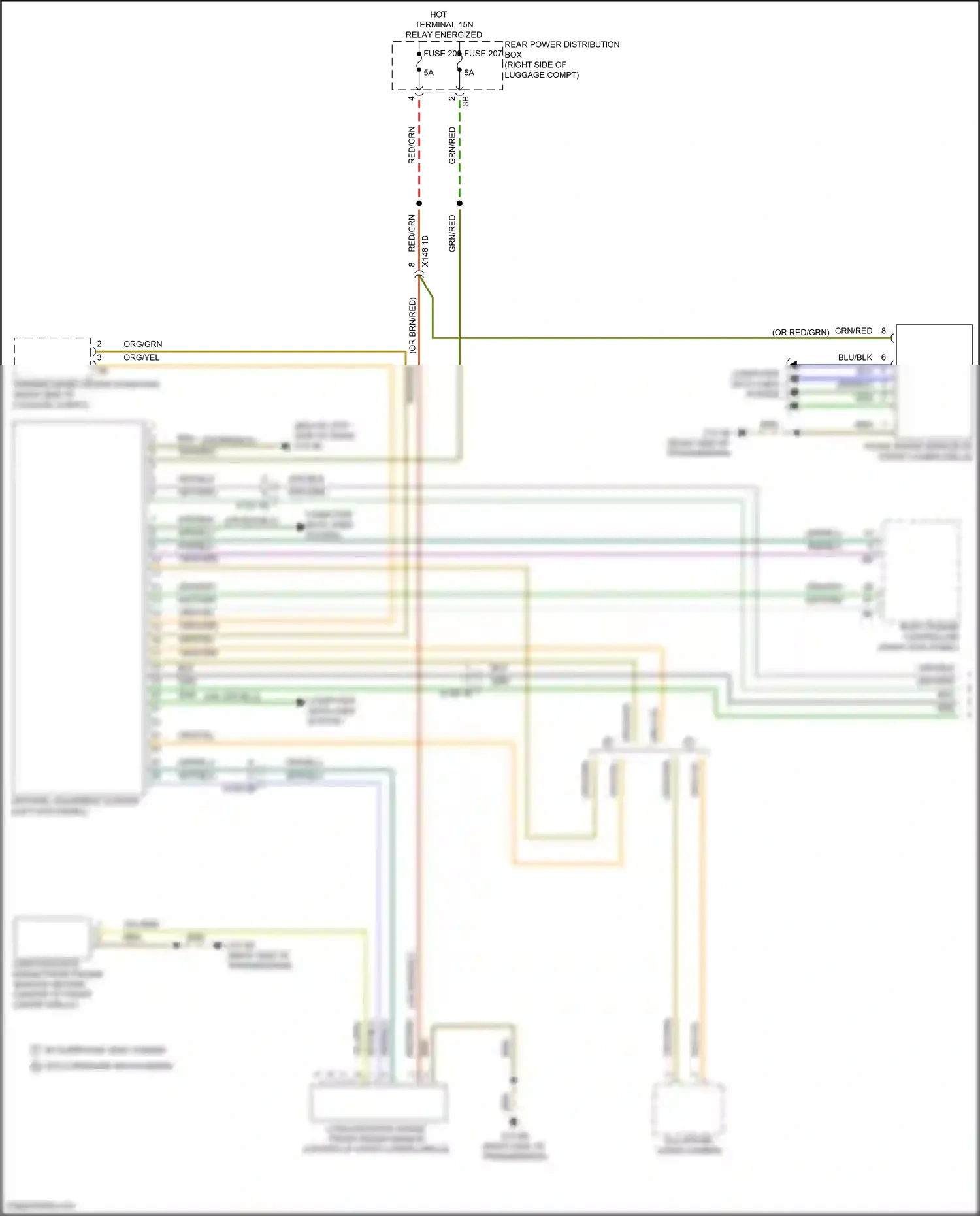 Wiring diagram body domain controller for BMW X5 G18 facelift (2023-2024) (11 of 45)