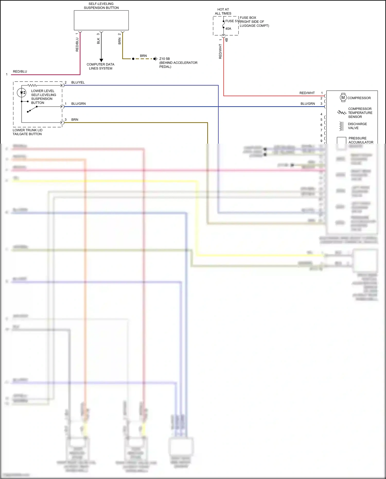 Wiring diagram compressor temperature sensor for BMW X5 G18 facelift (2023-2024) (1 of 1)