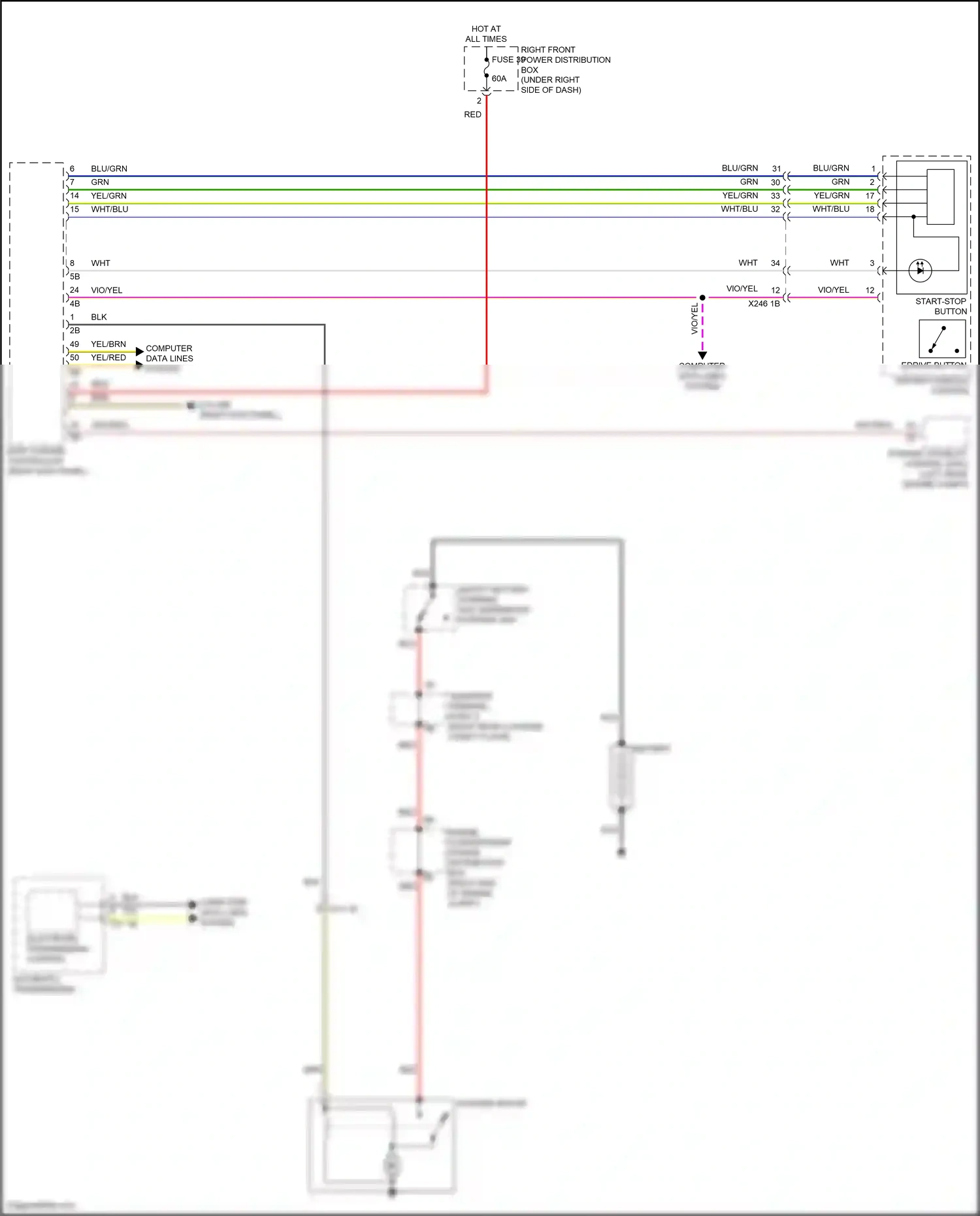 Wiring diagram computer data lines system for BMW X5 G18 facelift (2023-2024) (113 of 120)