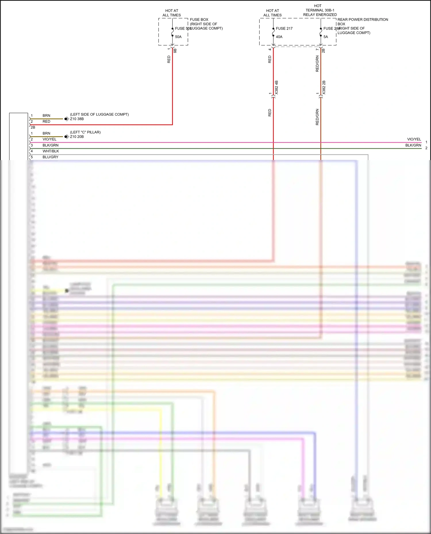 Wiring diagram computer data lines system for BMW X5 G18 facelift (2023-2024) (55 of 120)