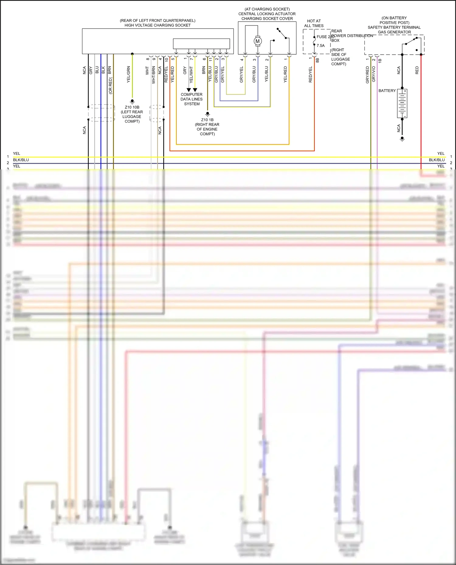 Wiring diagram computer data lines system for BMW X5 G18 facelift (2023-2024) (106 of 120)