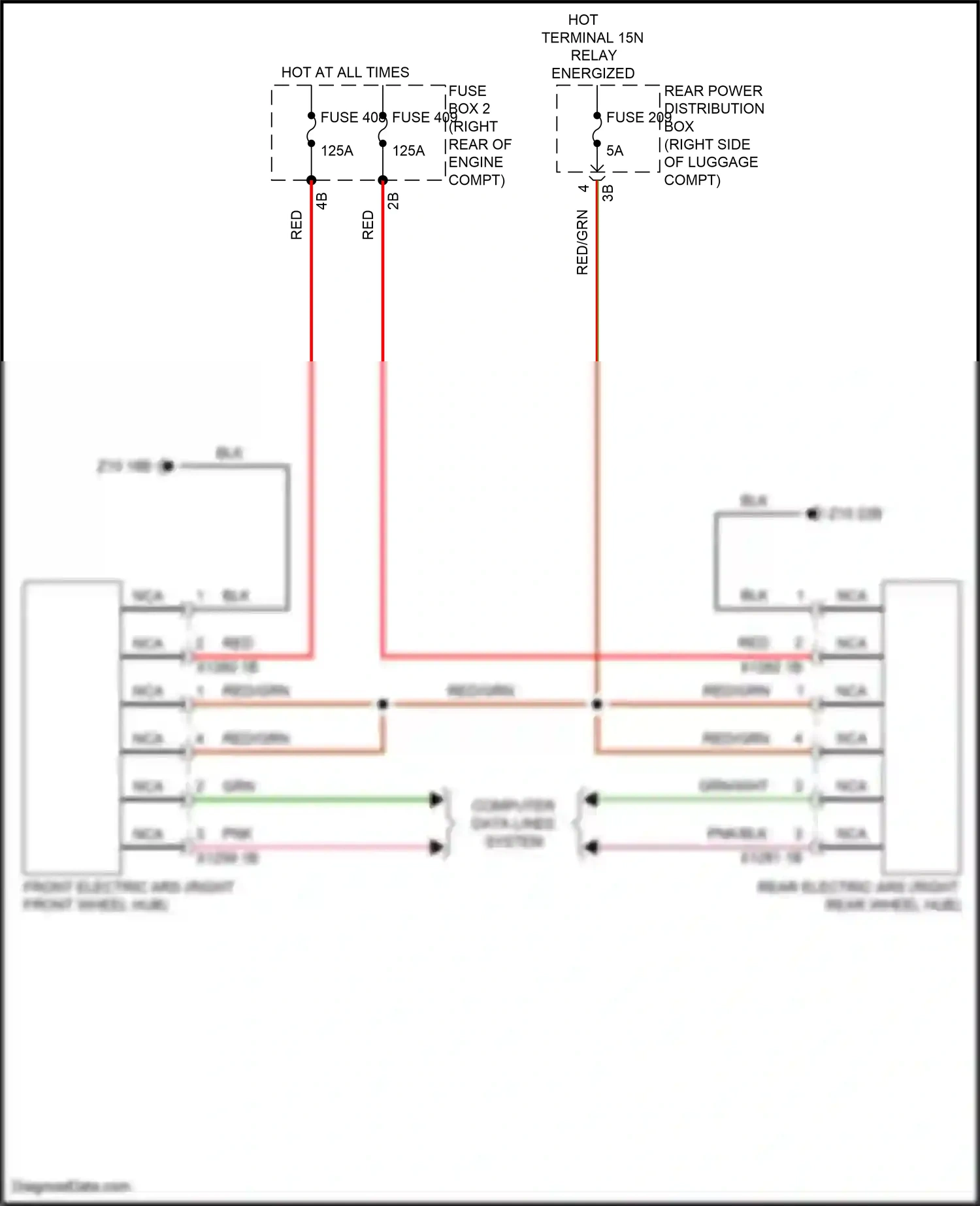 Wiring diagram computer data lines system for BMW X5 G18 facelift (2023-2024) (19 of 120)